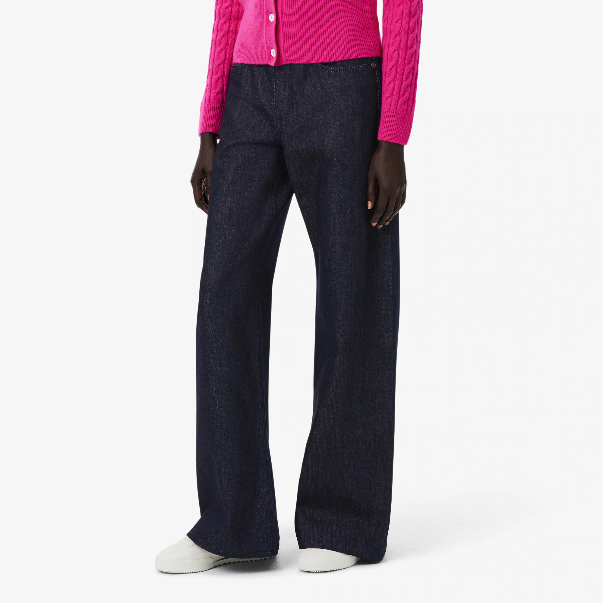 Runway Straight Leg Denim Jeans