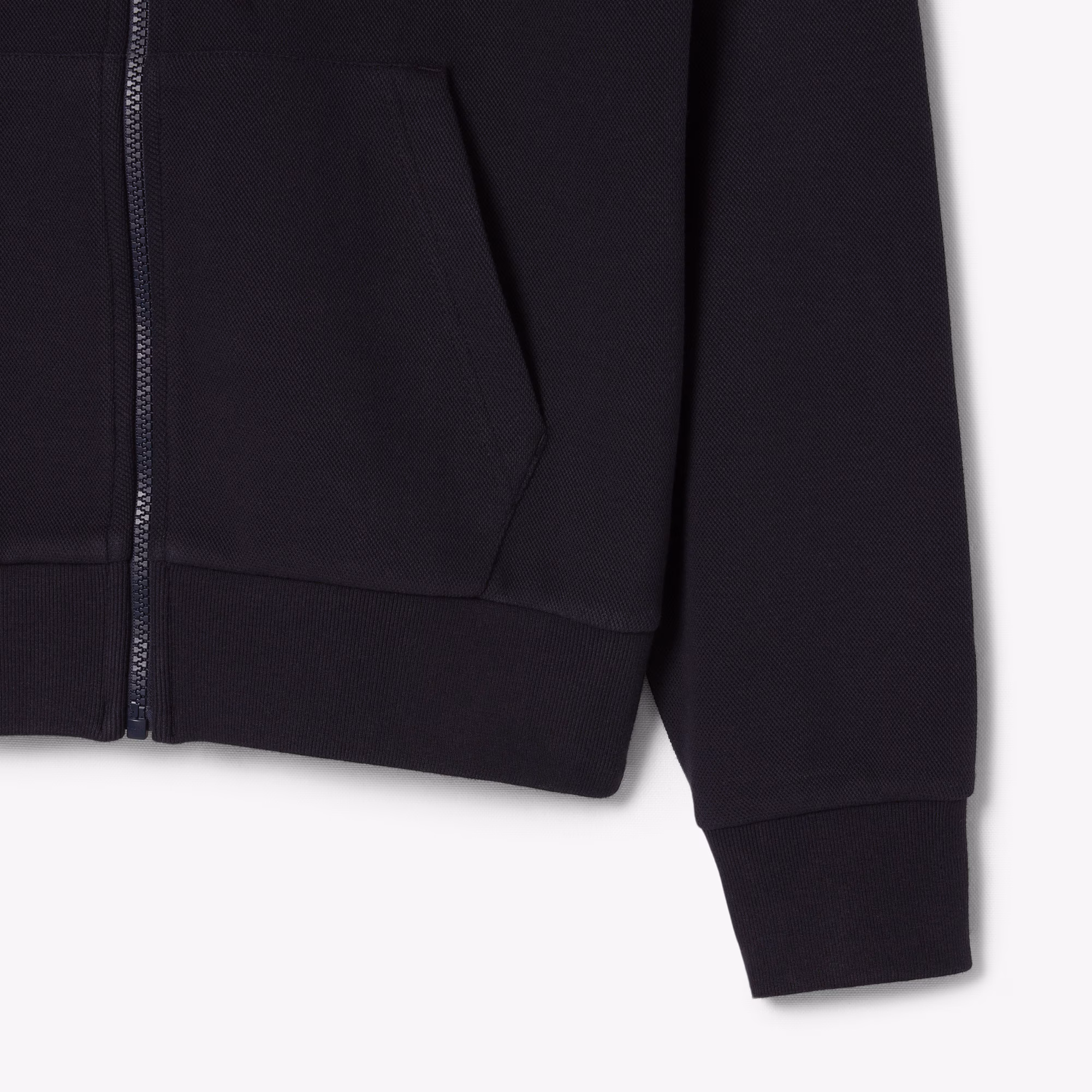 Women's Zip-Up Piqué Hoodie