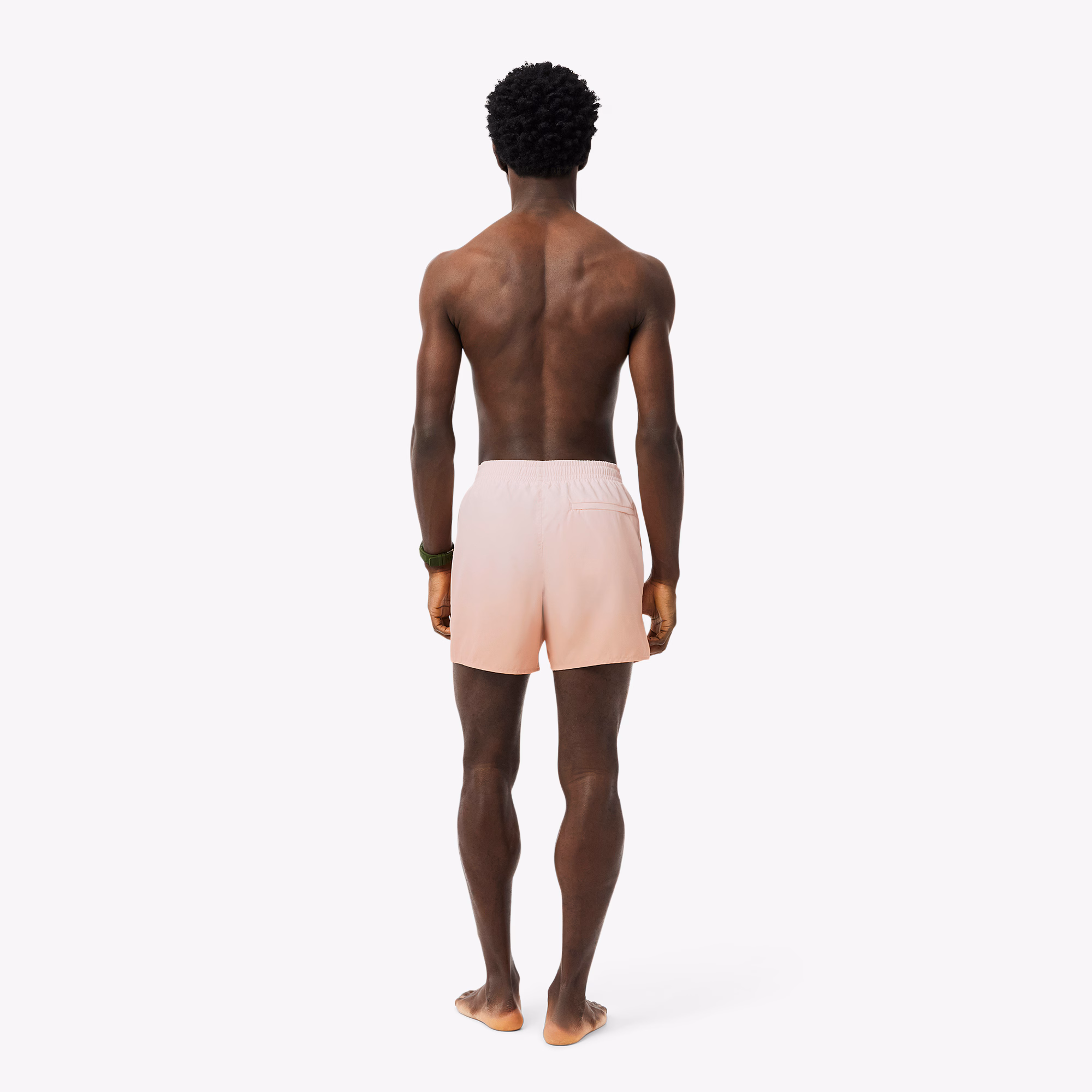 Men's Short Ombré Print Swim Trunks