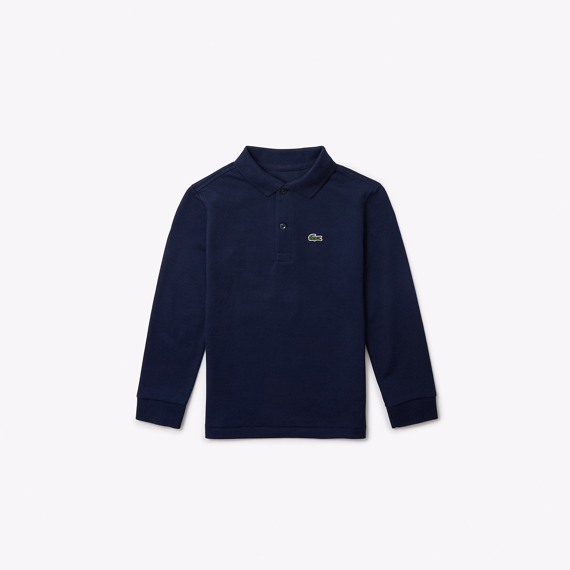 Boys' Long Sleeve Piqué Polo