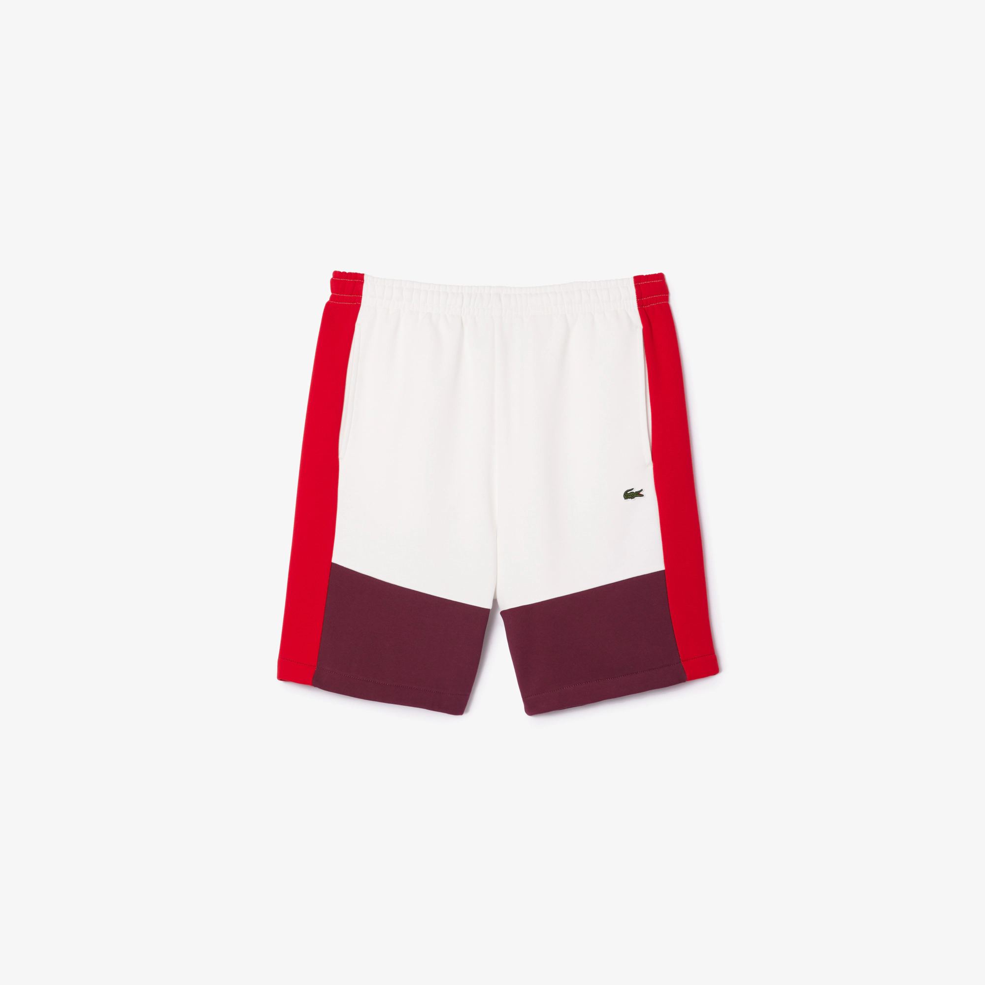 Men's Regular Fit Colorblock Fleece Shorts
