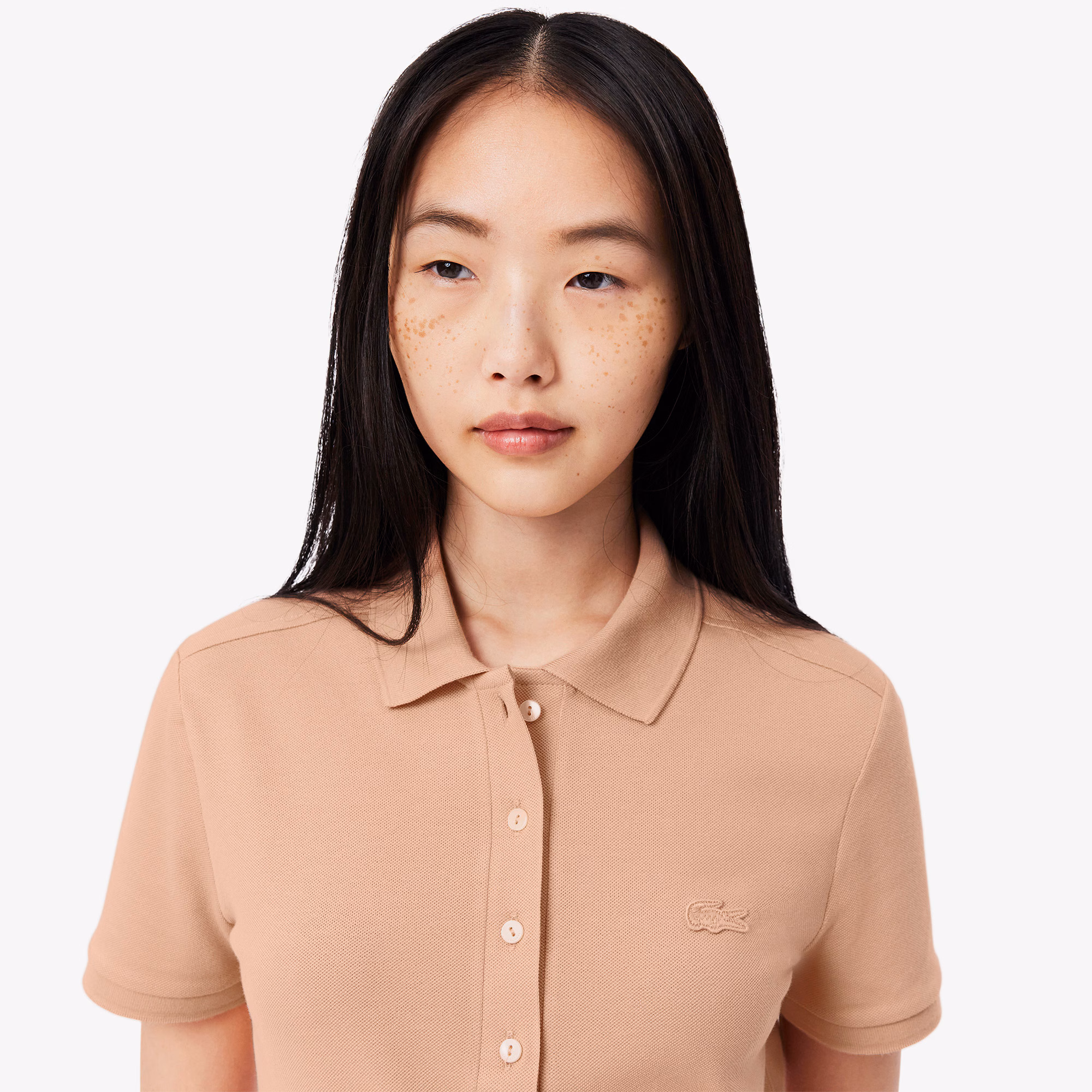 Women's L.12.D Slim Fit Stretch Mini Piqué Polo
