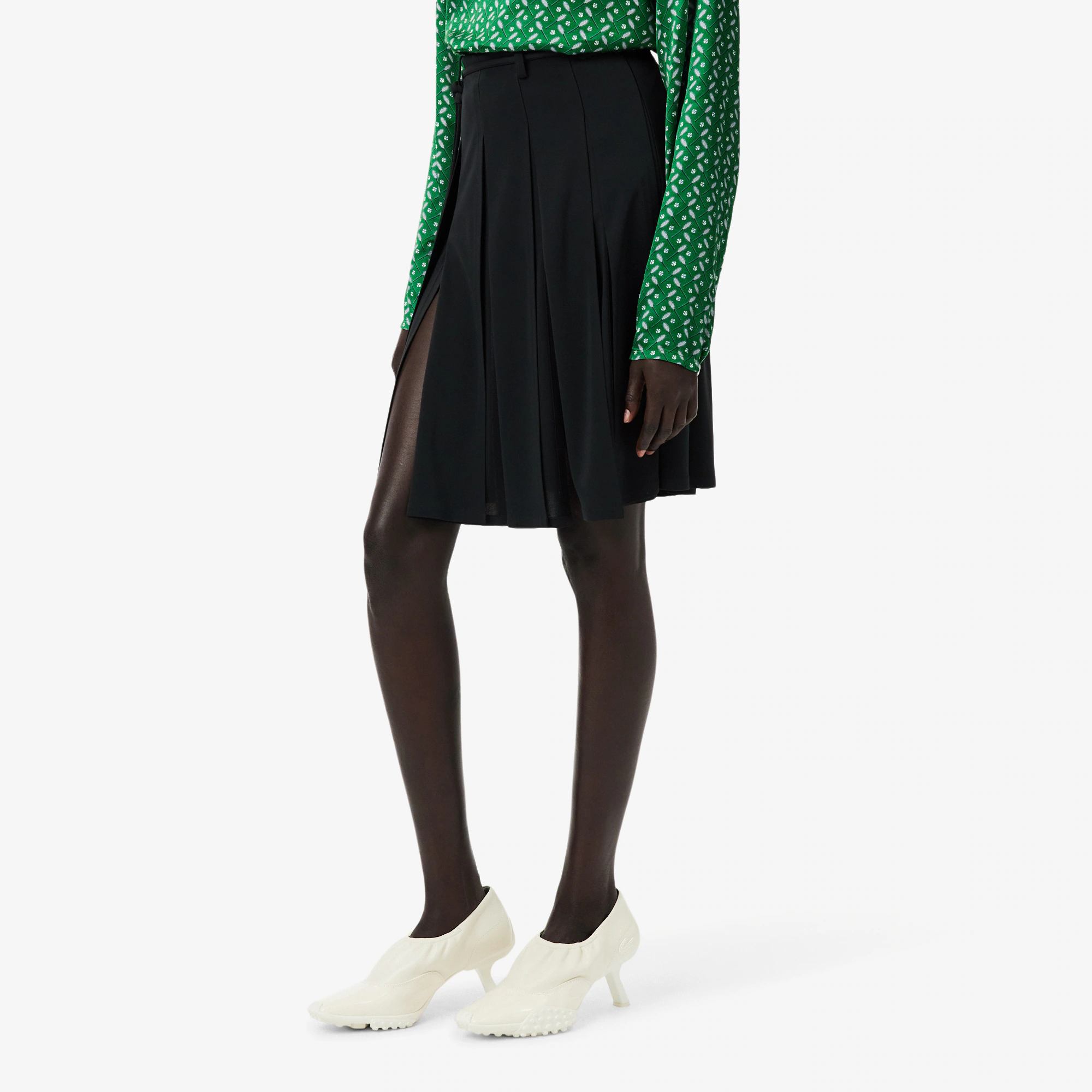 Runway Fluid Pleated Skirt