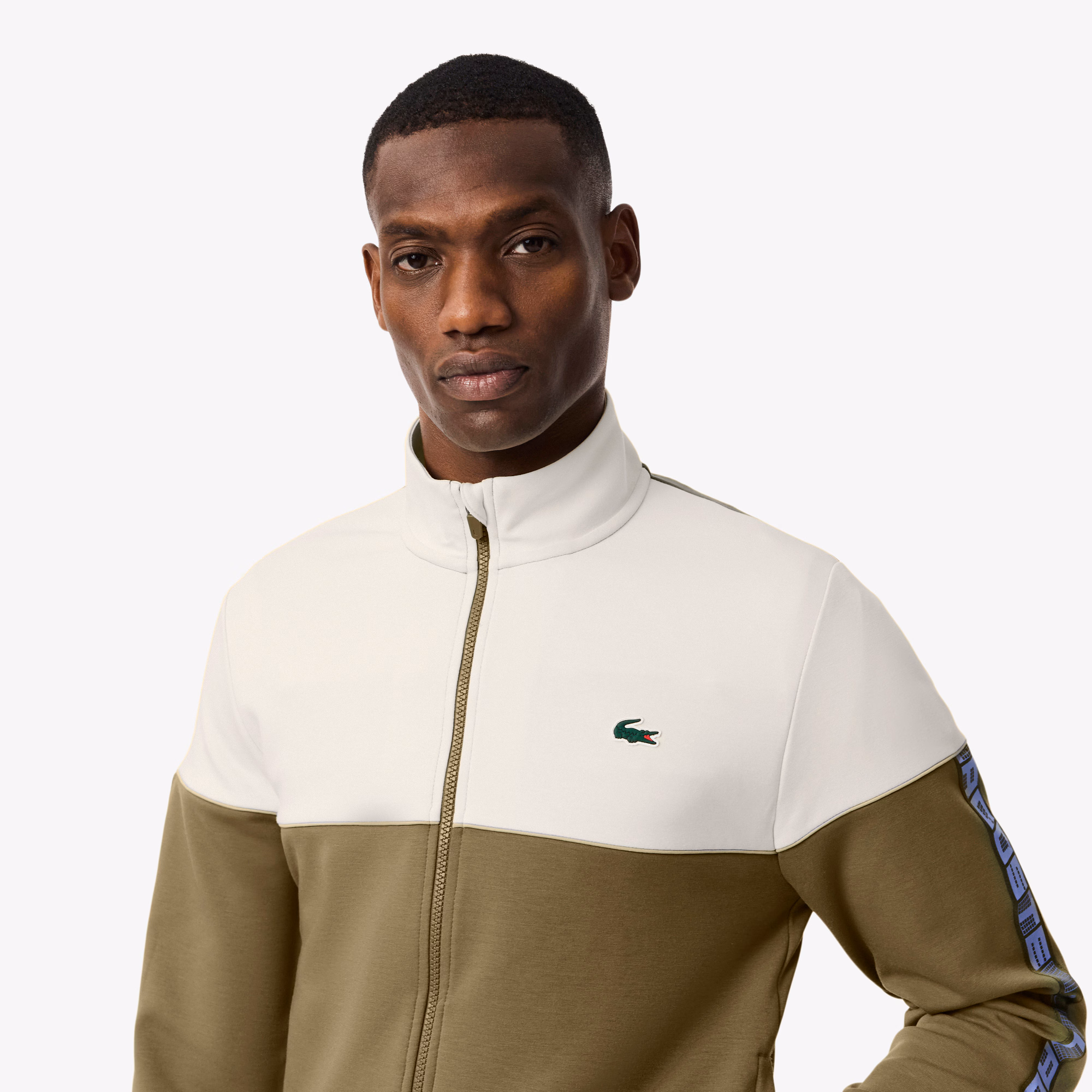 Men's Tennis Zip-Up Colorblock Sweatshirt