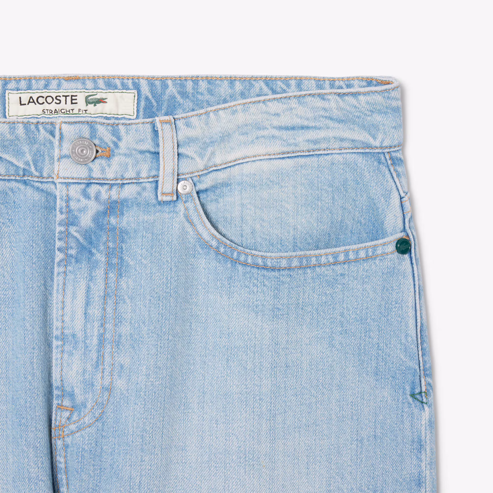 Men's 5-Pocket Straight Cut Indigo Jeans