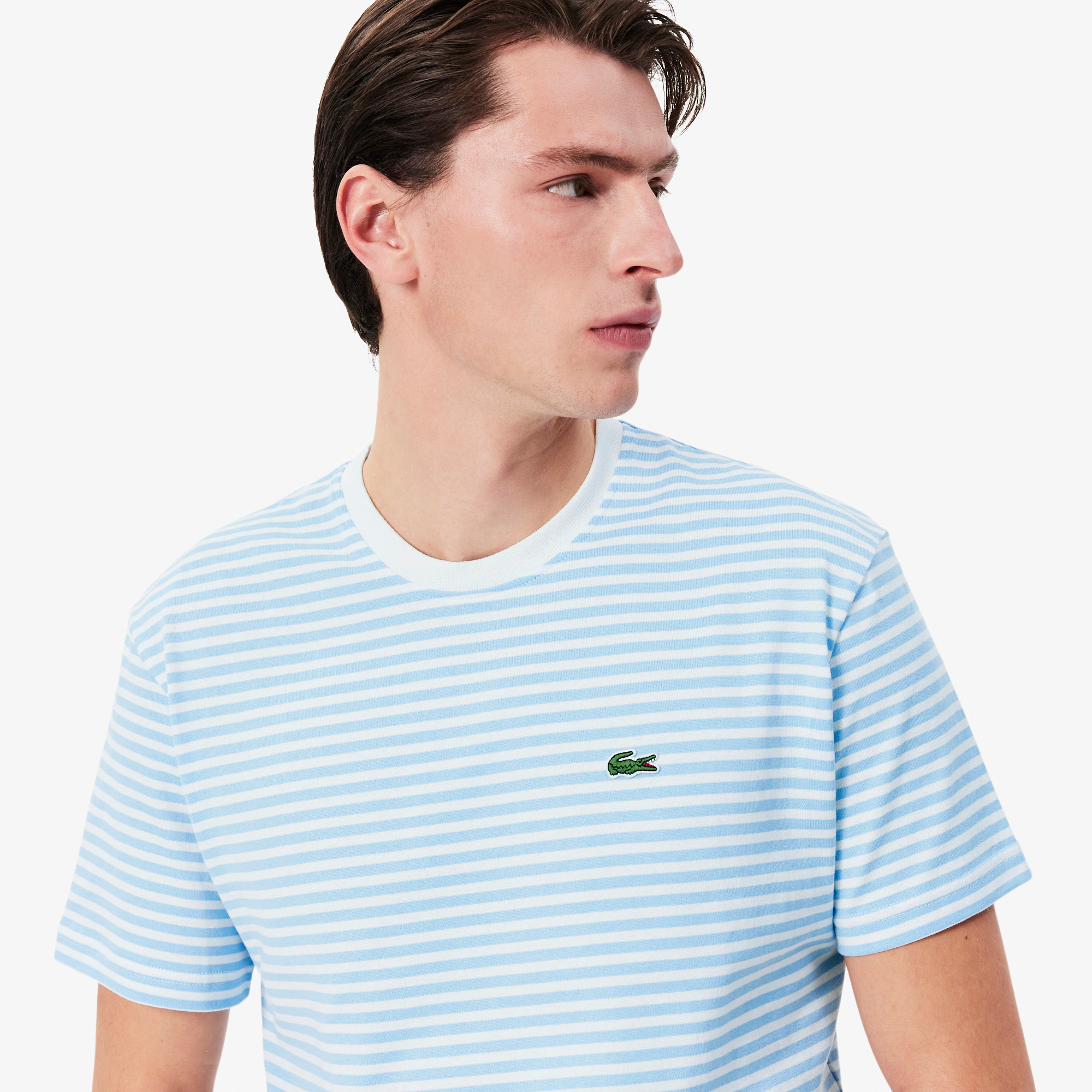Men's Striped Heavy Cotton T-Shirt