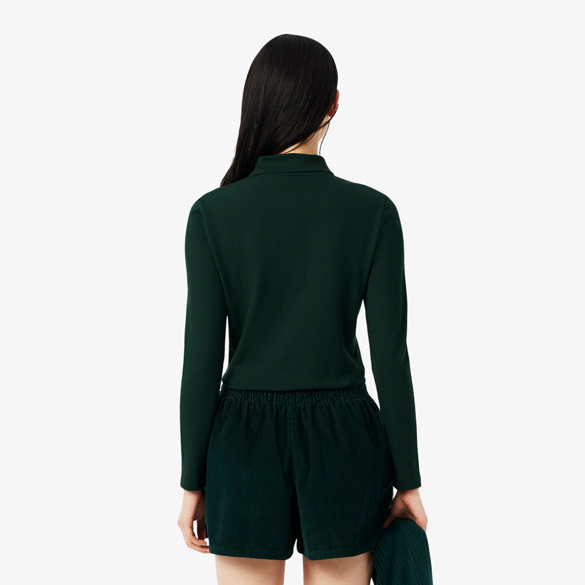 Women's Slim Fit L.12.D Stretch Mini Piqué Polo