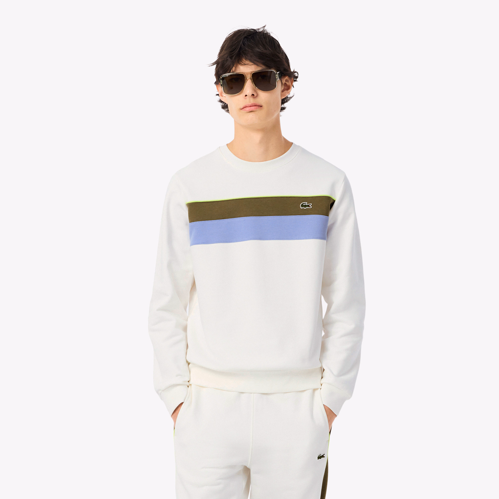 Men's Colorblock Fleece Sweatshirt
