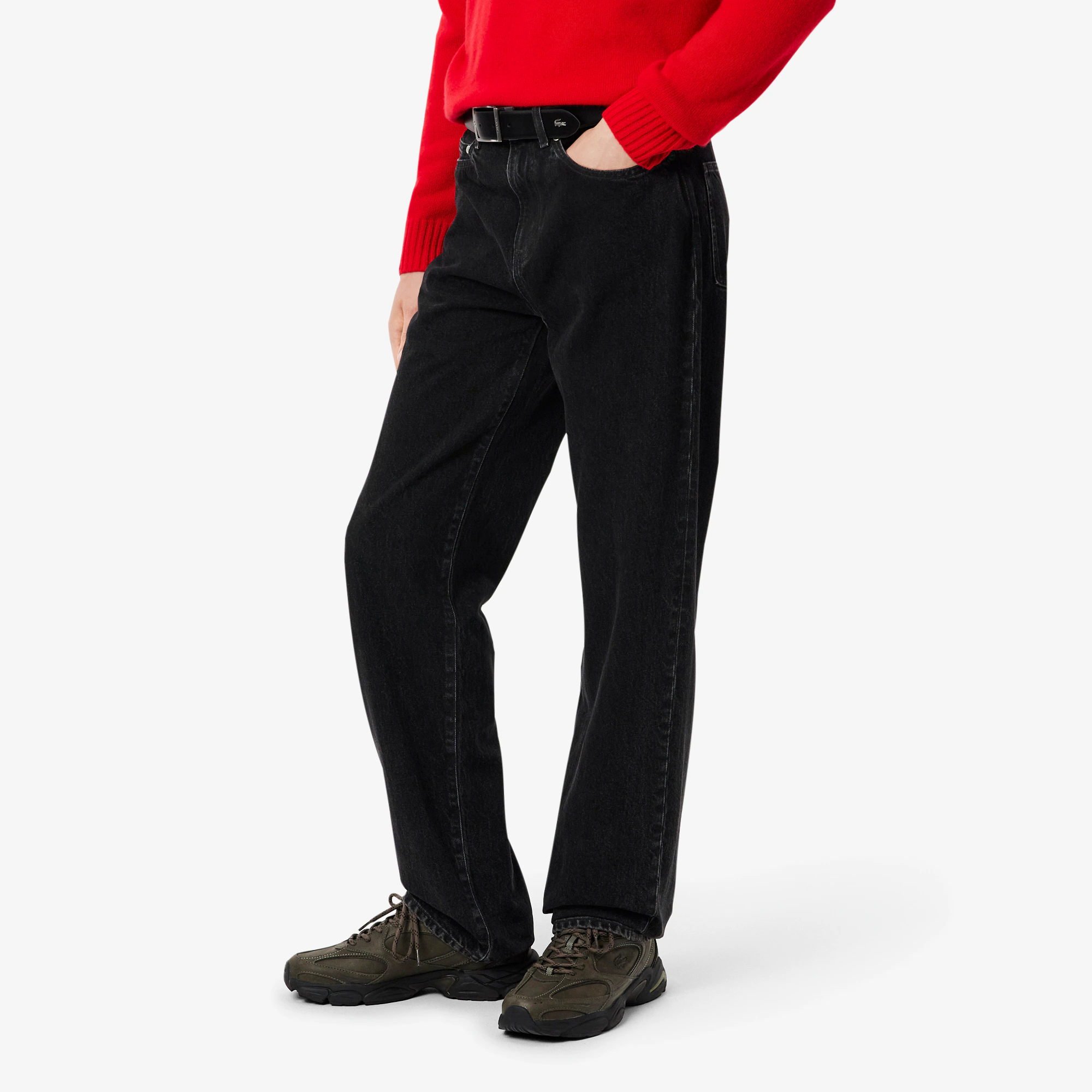 Men's 5-Pocket Straight Cut Indigo Jeans