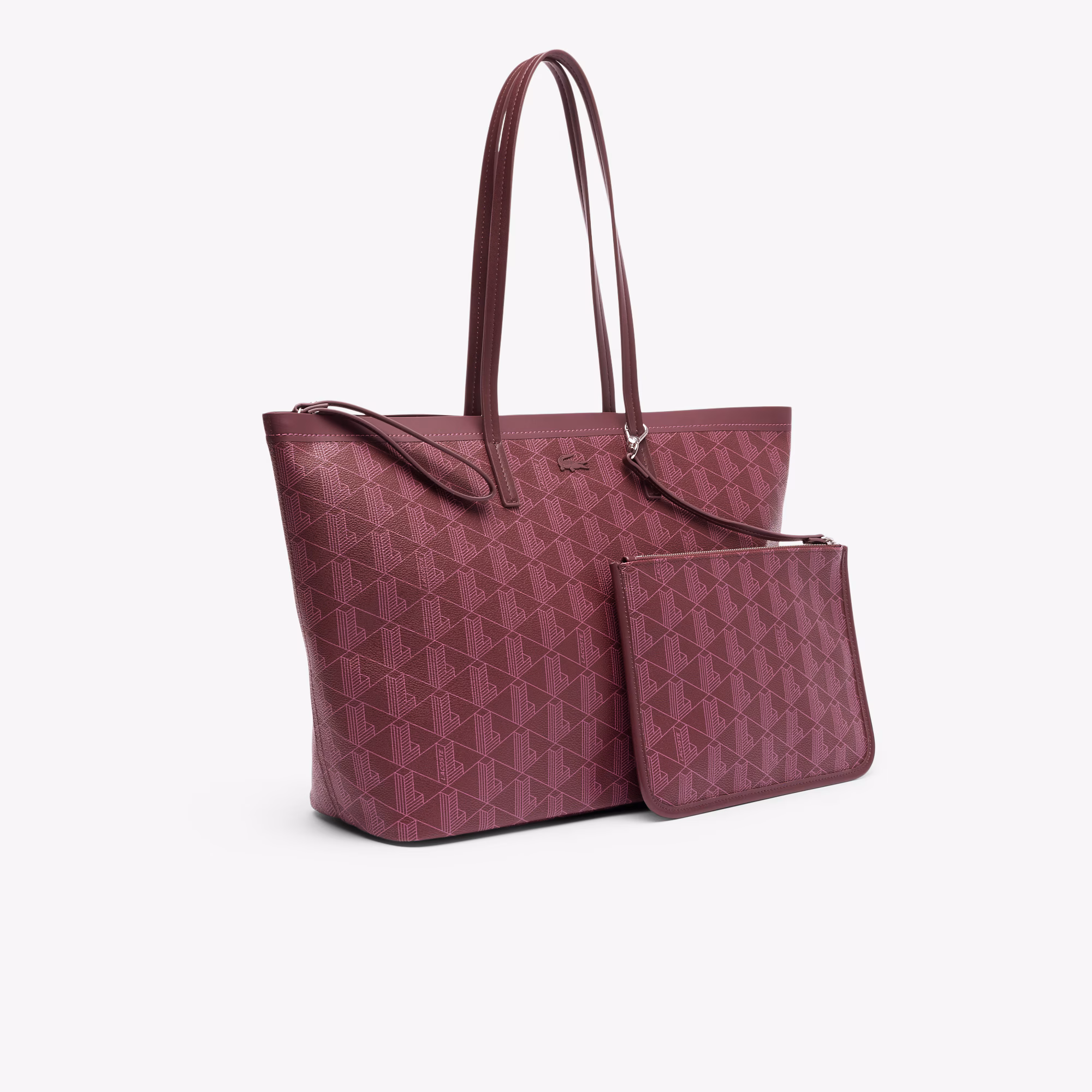 Zely Grained Tote & Pouch