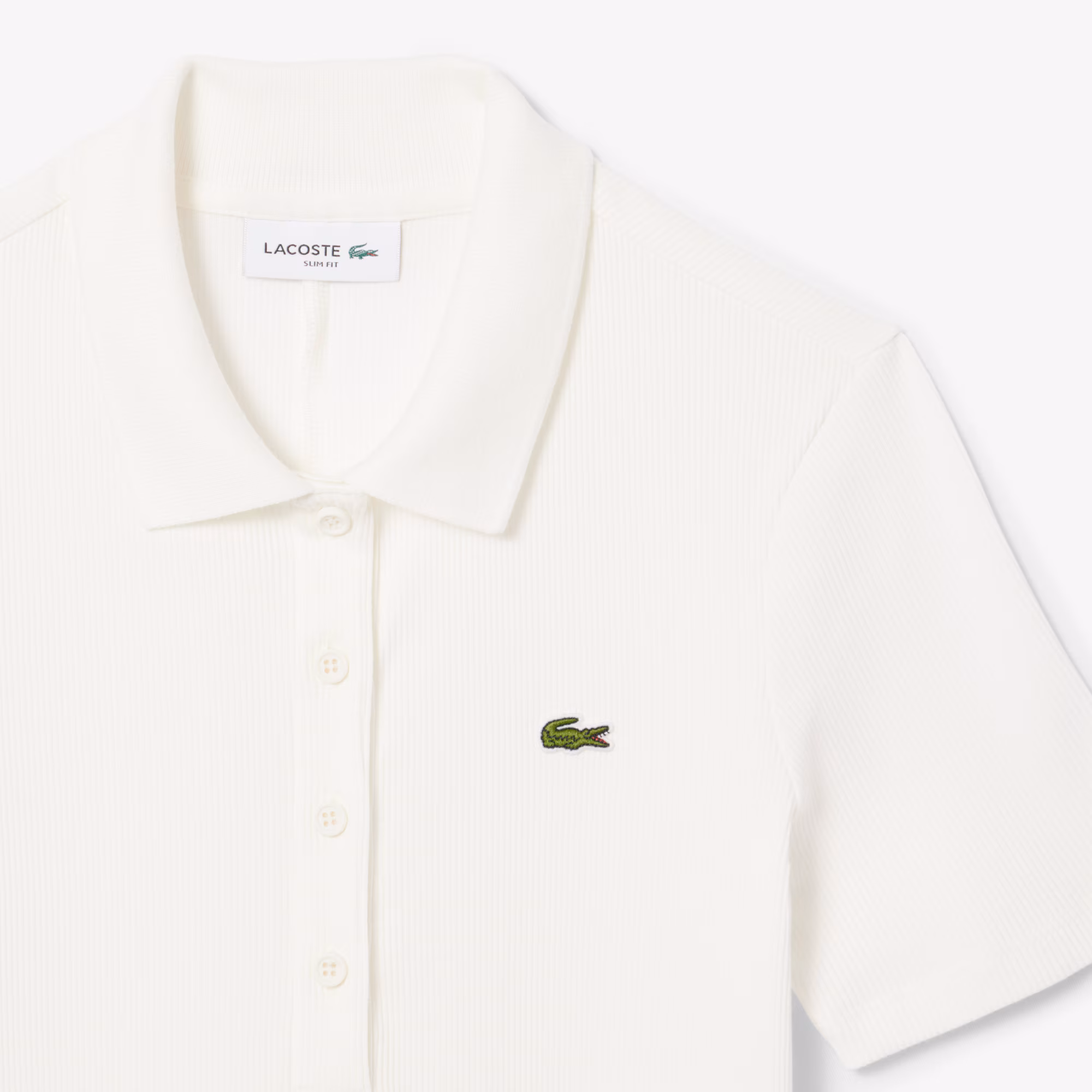 Women's Long Ribbed Cotton Polo Dress