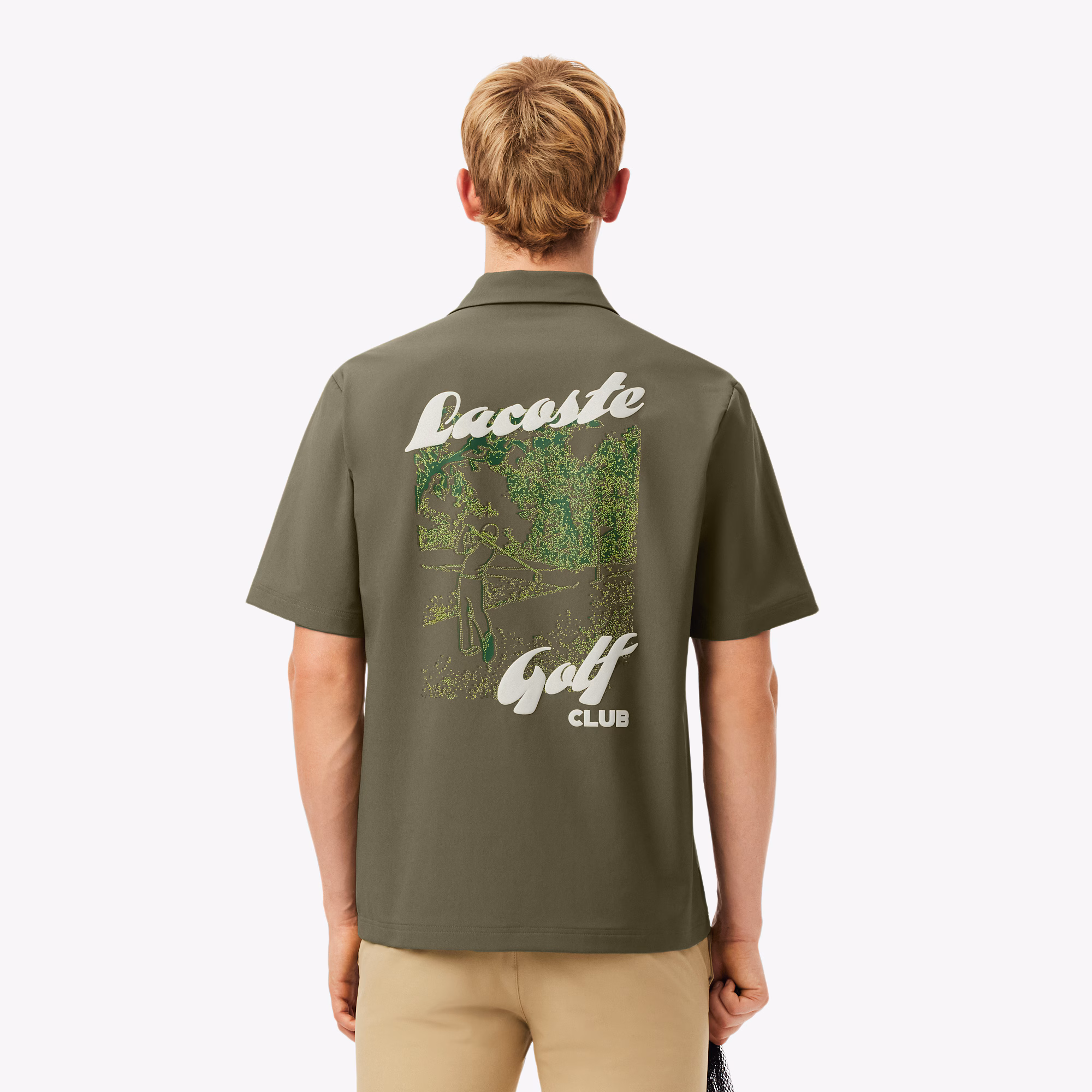 Men's Ultra Dry Printed Stretch Golf Shirt