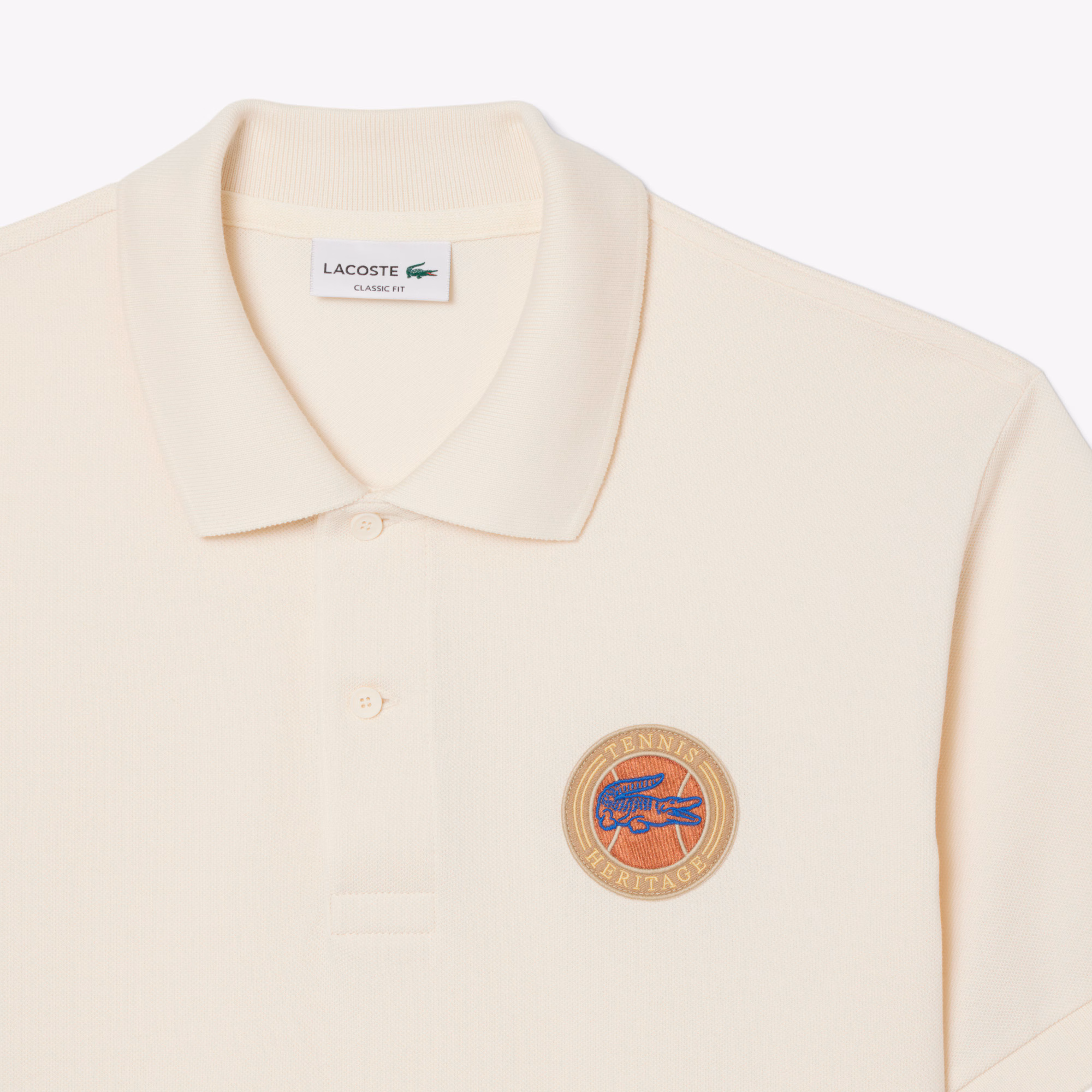 Men's Classic Fit Petit Piqué Badge Polo