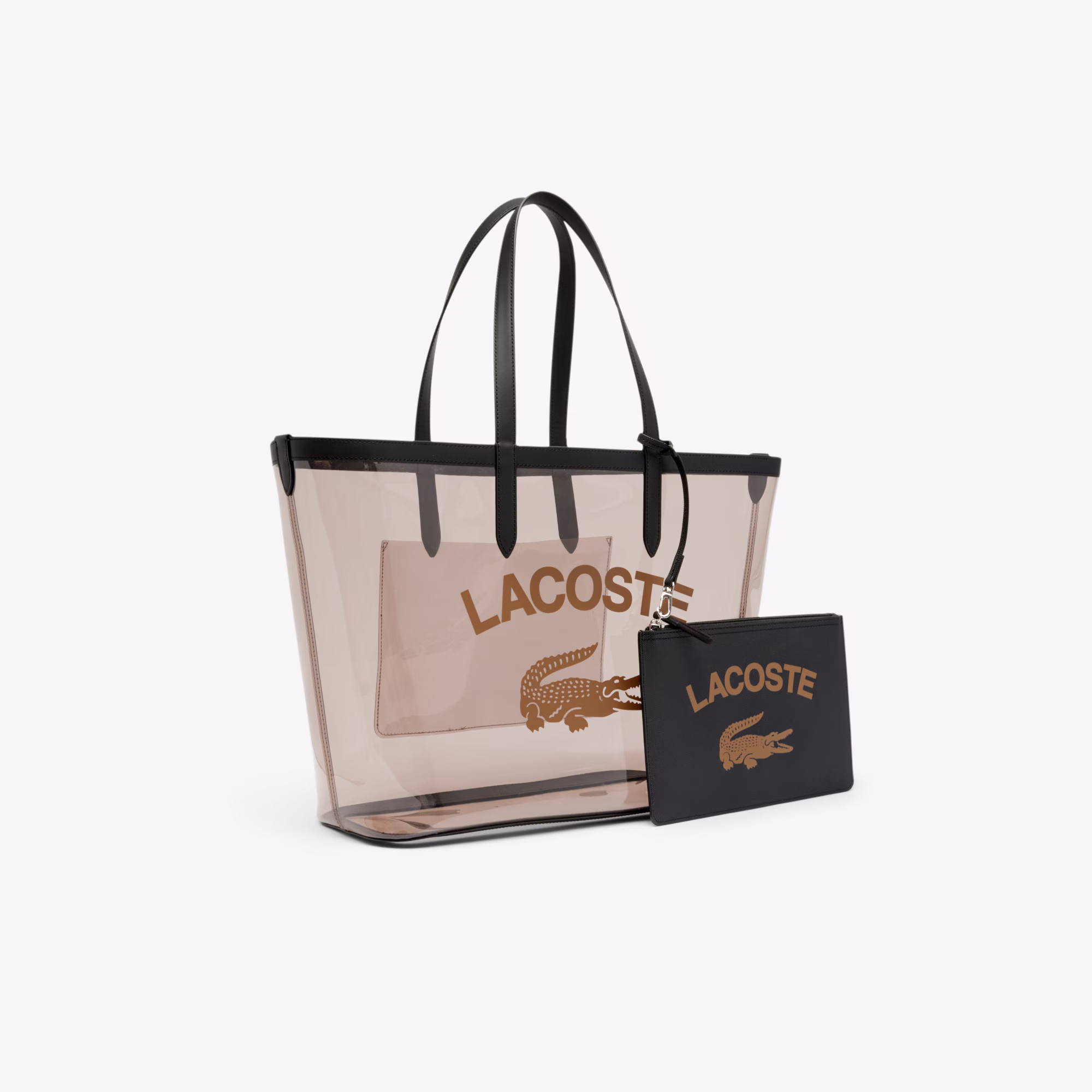 Large Anna Transparent Grained Tote