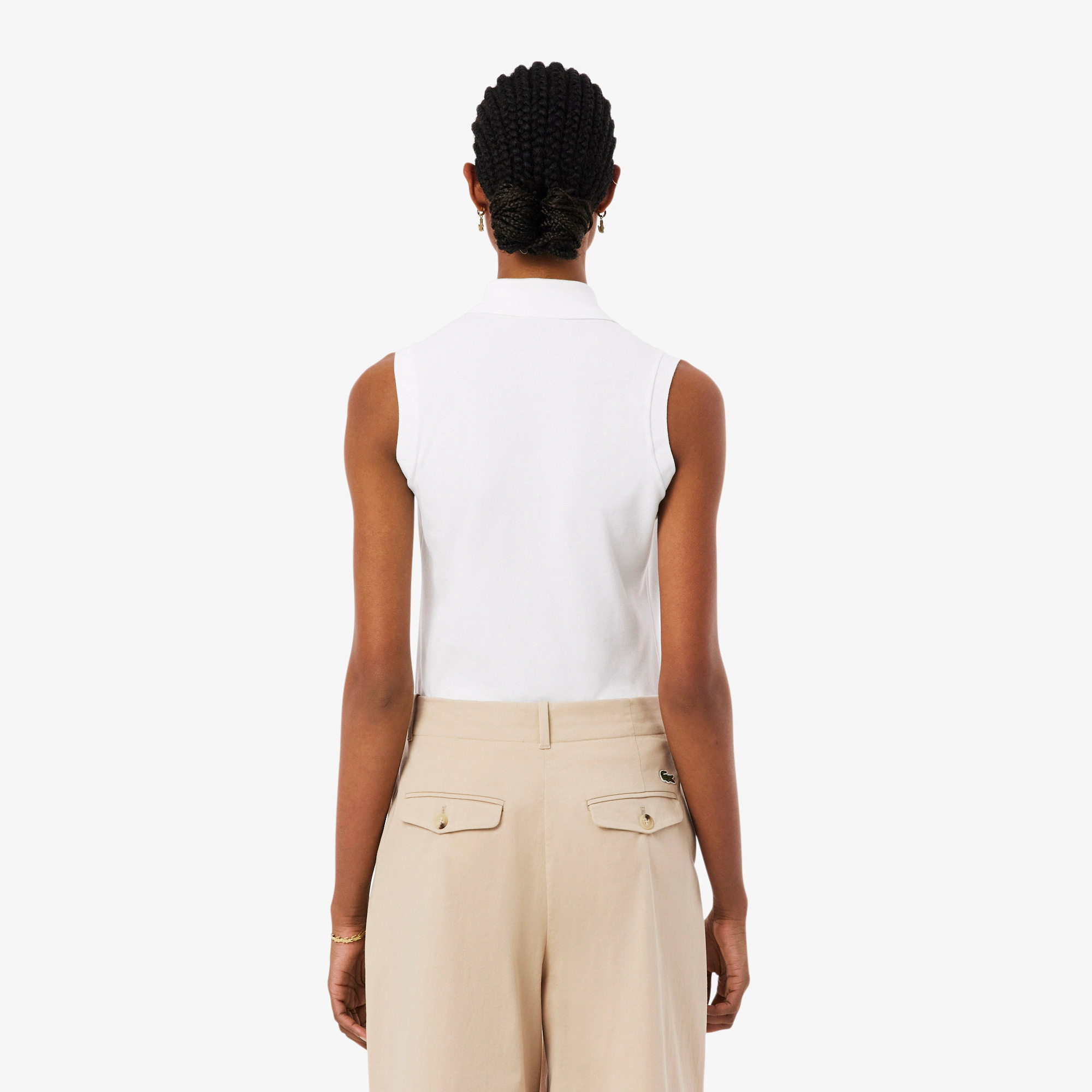 Women's Slim Fit L.12.D Sleeveless Stretch Polo