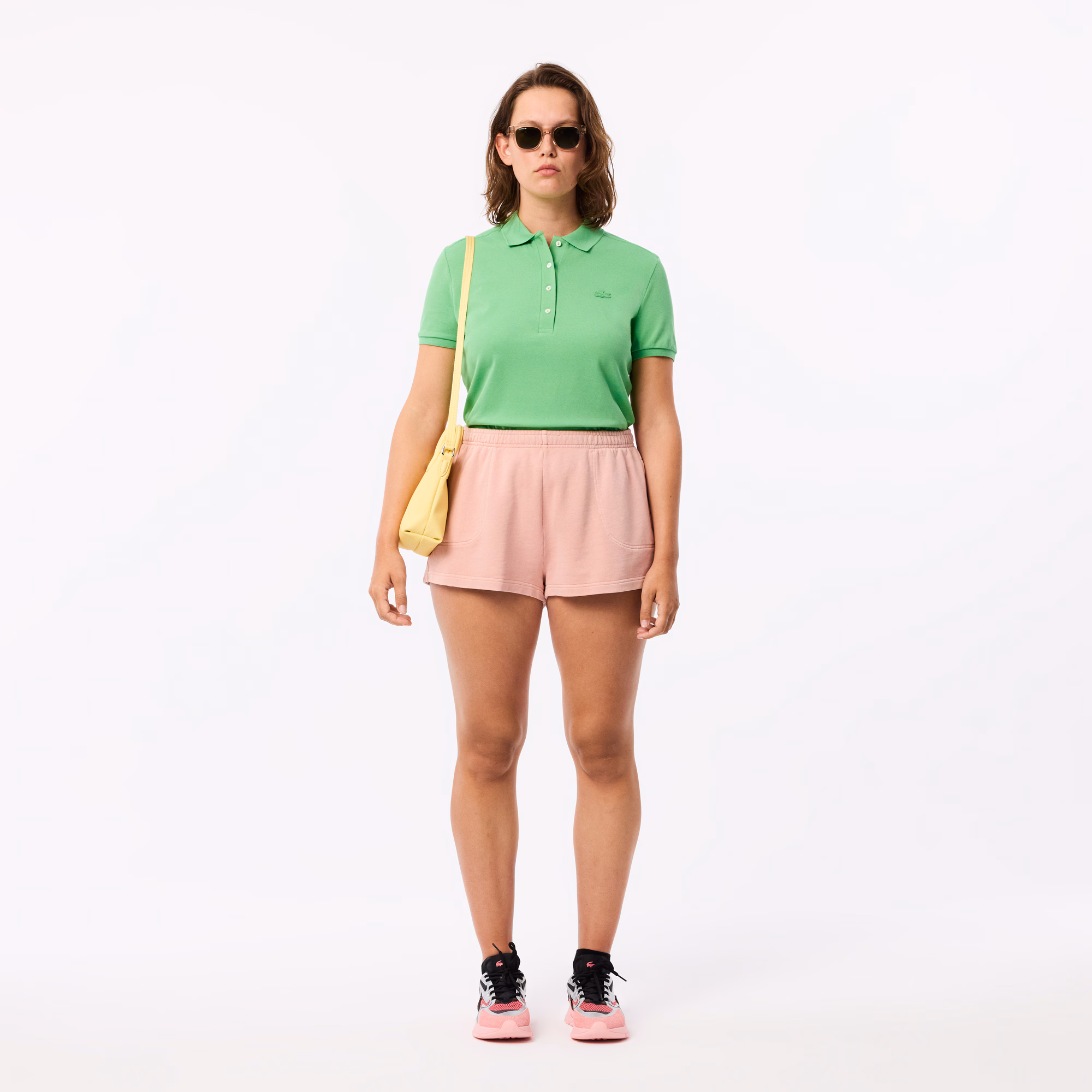 Women's L.12.D Slim Fit Stretch Mini Piqué Polo