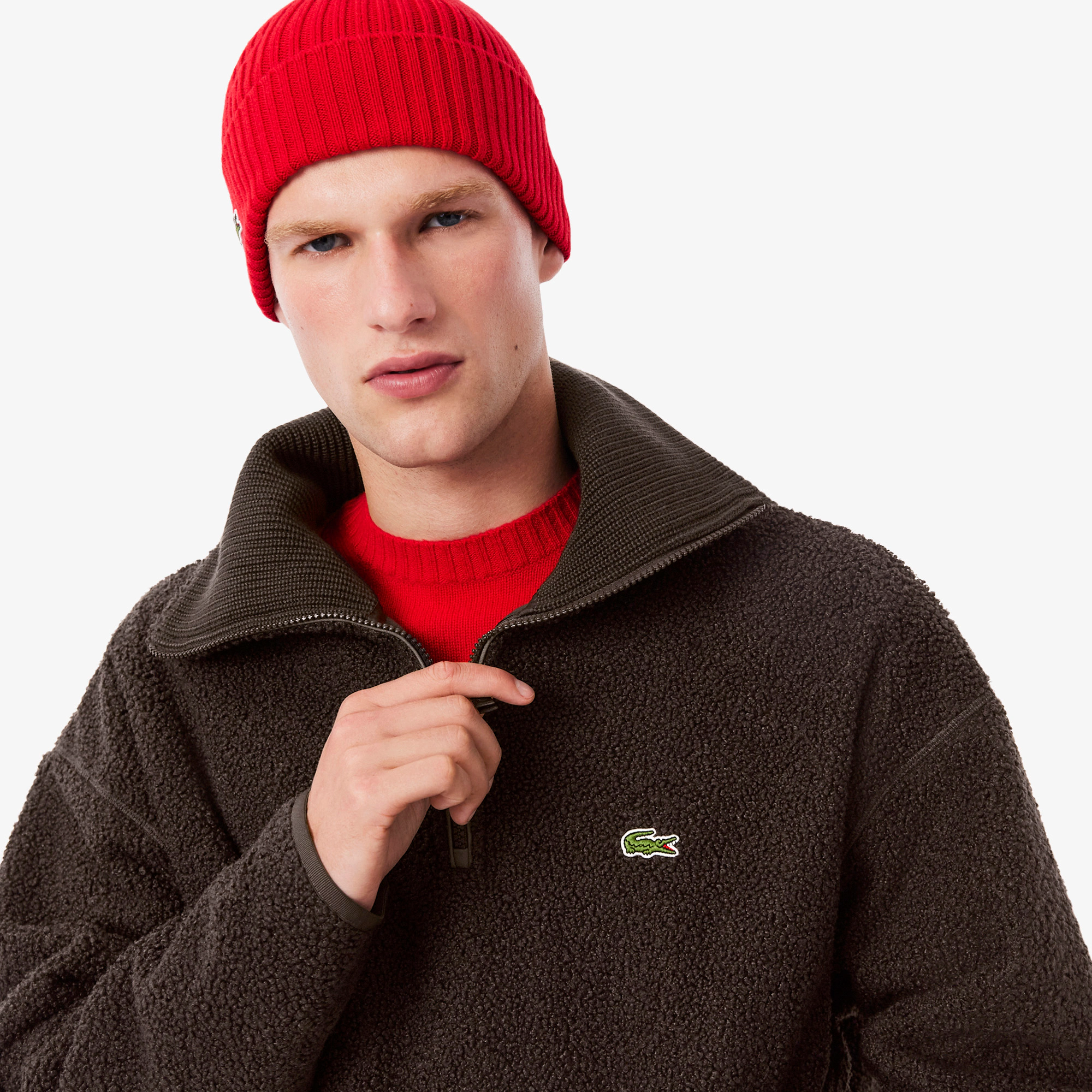 Men's Zip-Up Polar Fleece Sweatshirt