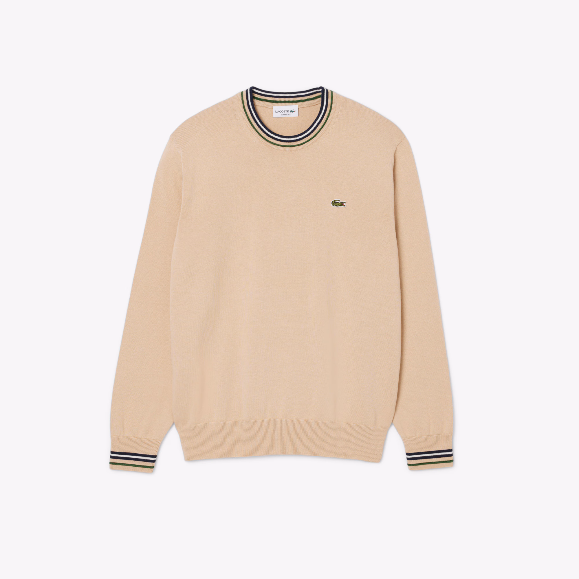 Men's Striped Cotton Jersey Sweater