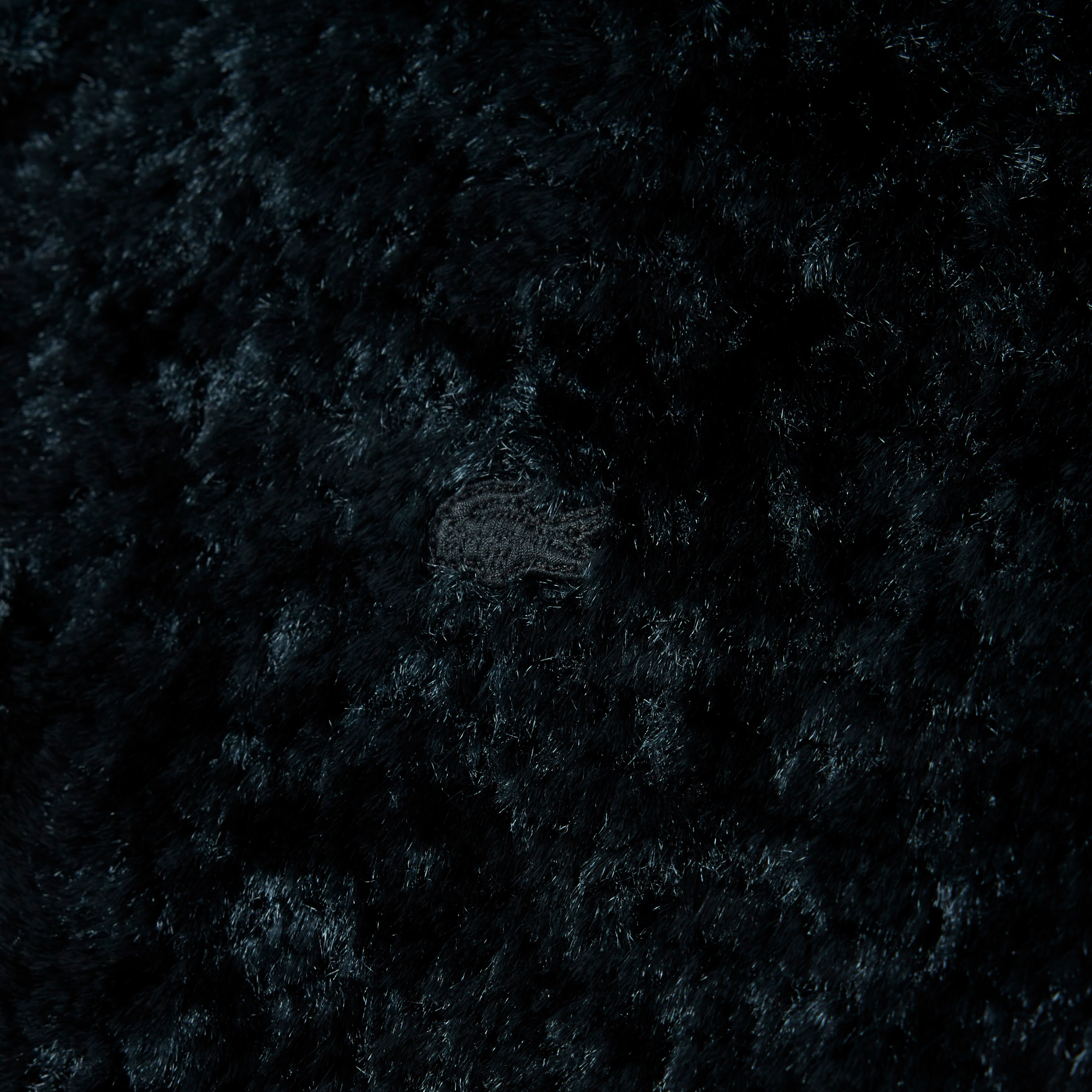 Runway Polo Collar Velour Sweater