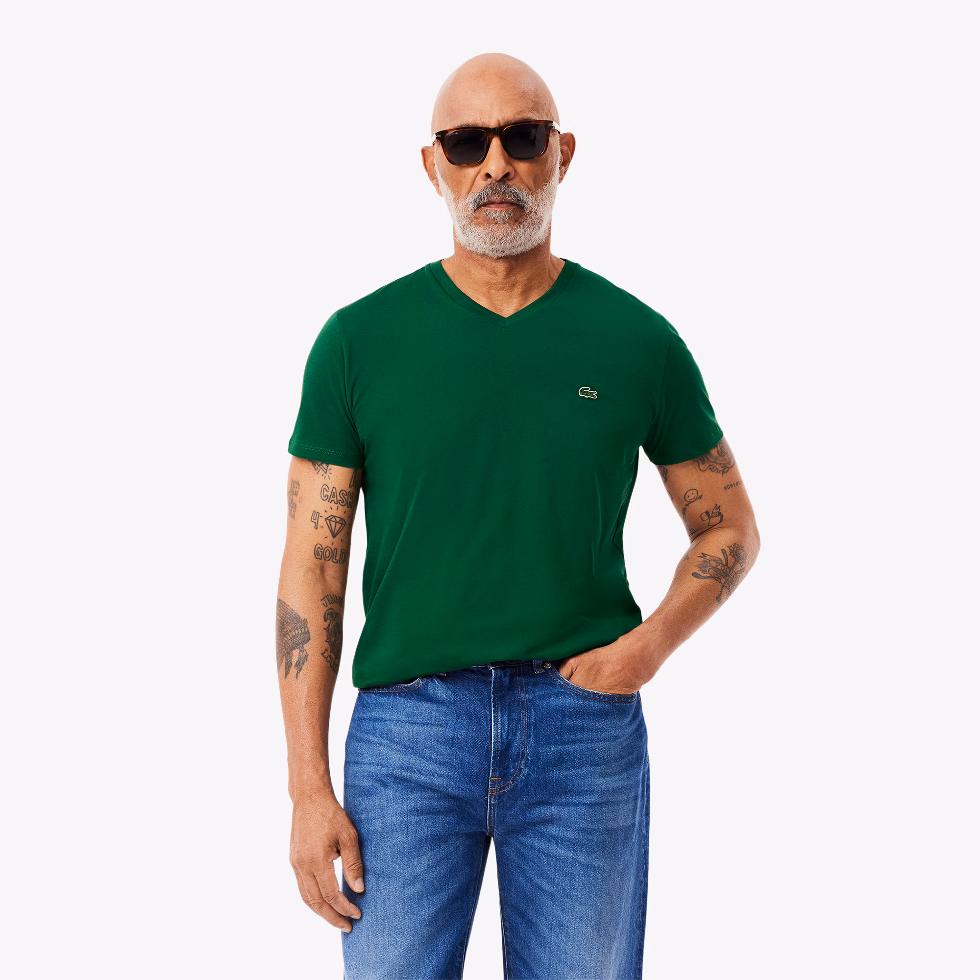 Men's Lightweight Pima Cotton V-Neck T-Shirt