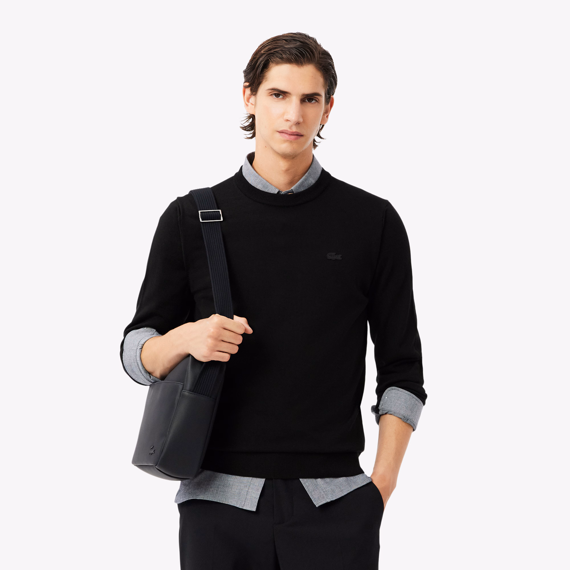 Men's Merino Wool Crew Neck Sweater