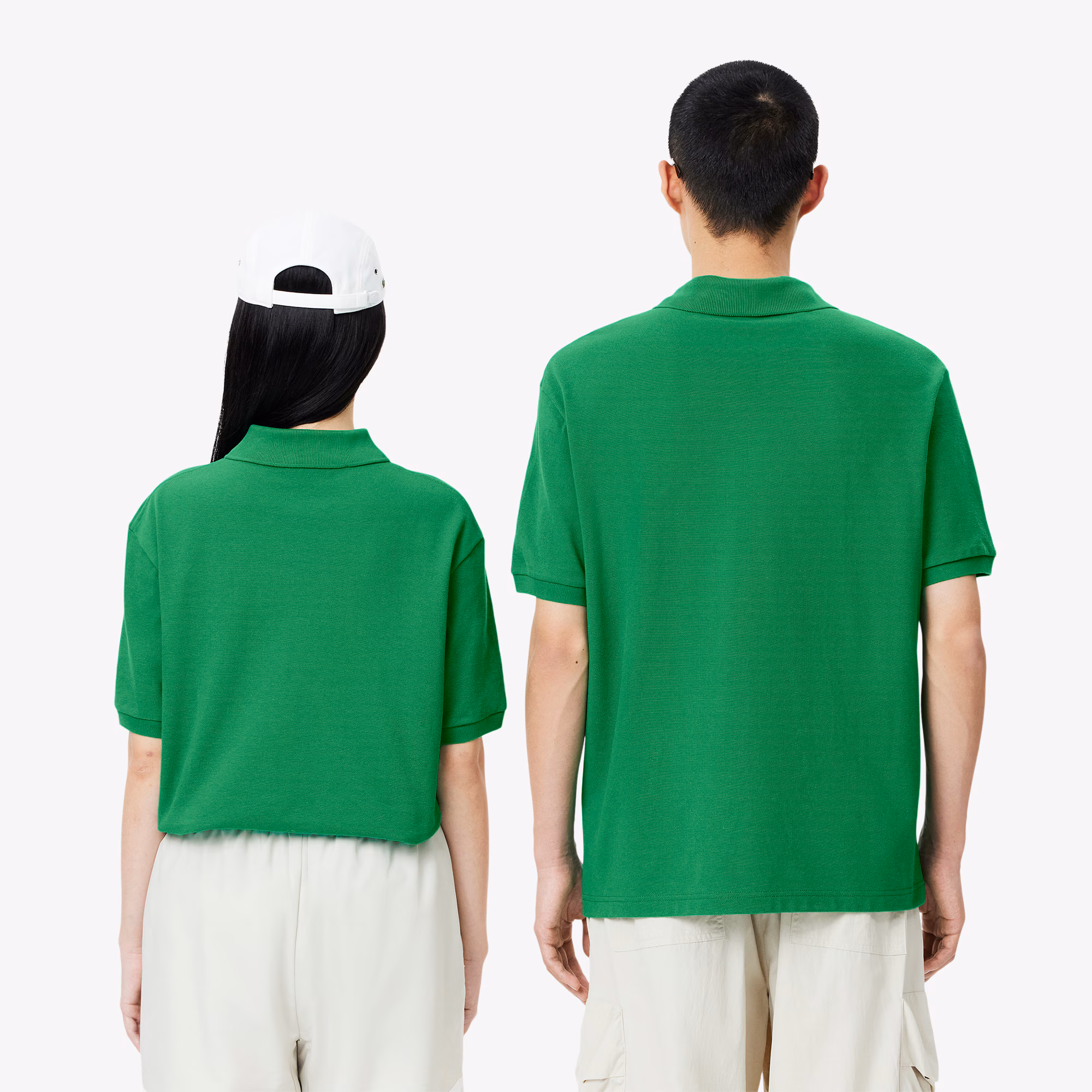 Unisex Loose Fit L.12.12 Piqué Badge Polo