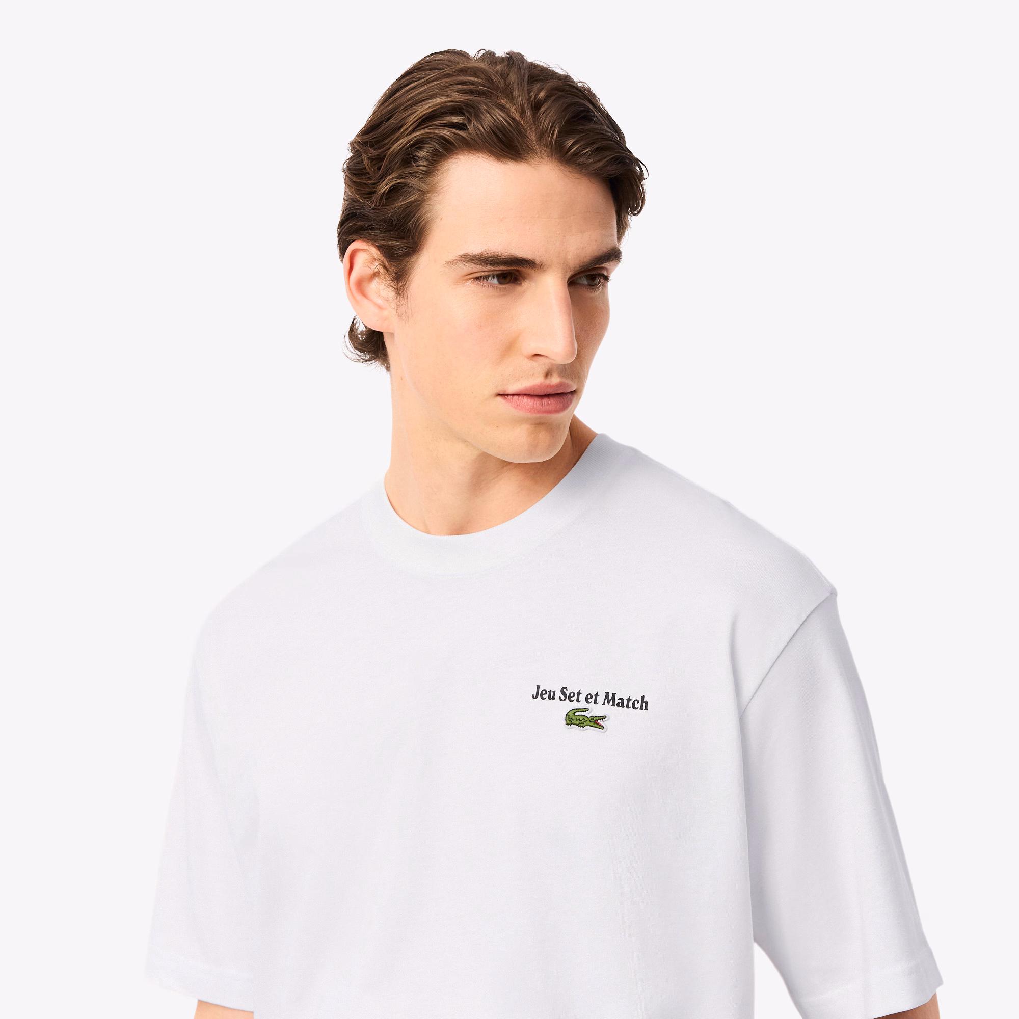 Men's Loose Fit Heavy Jersey Printed T-Shirt