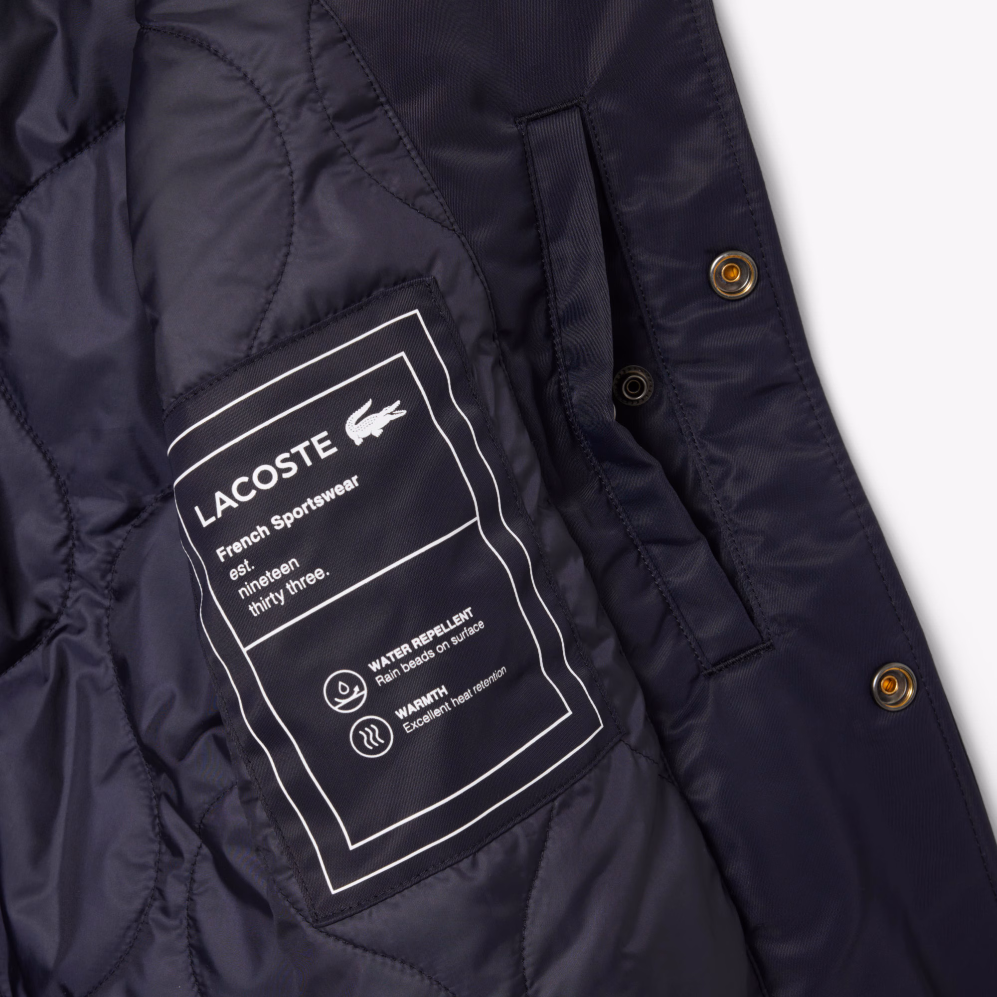 Men's Embroidered Badge Water-Repellent Bomber Jacket