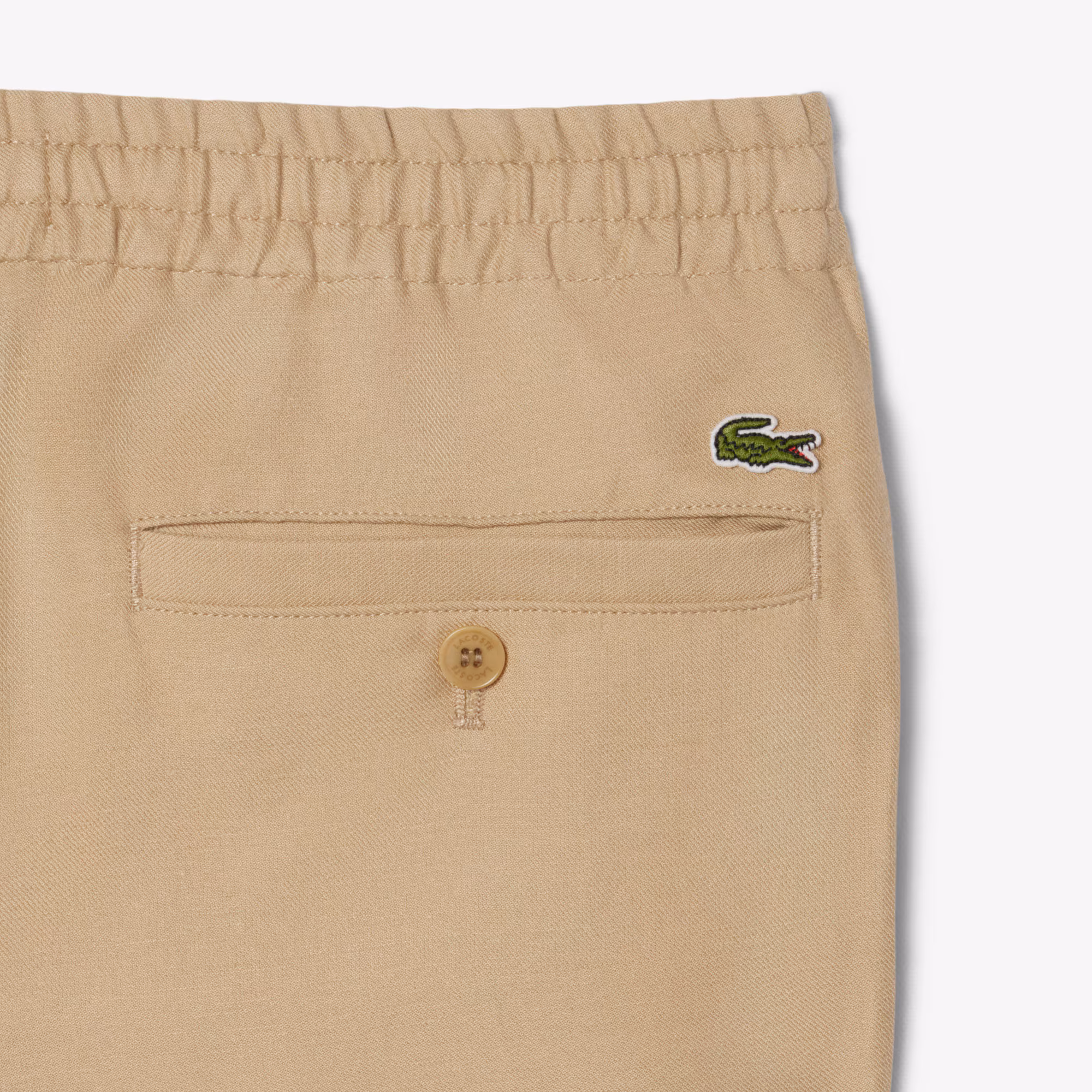 Men's Regular Fit Linen Twill Pants