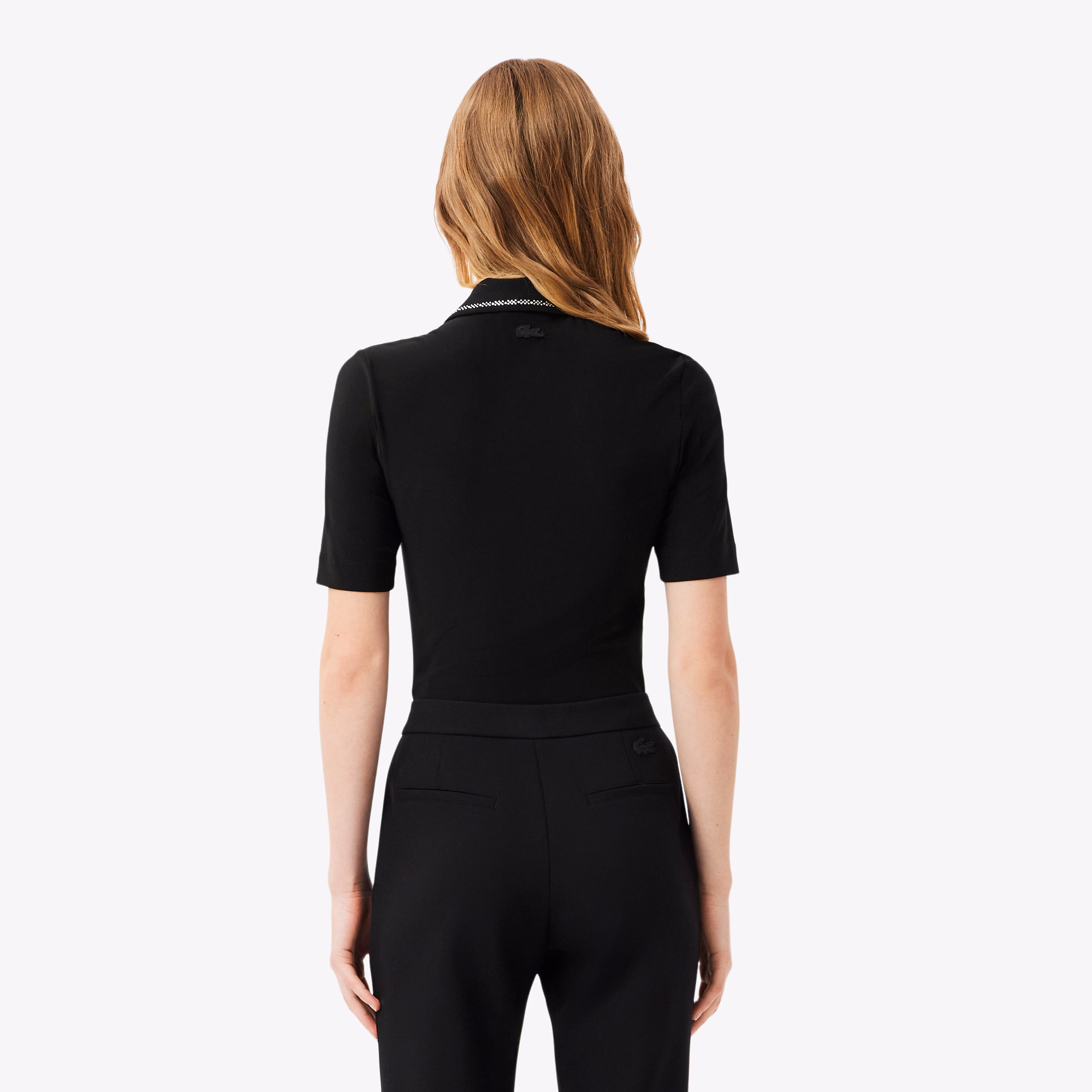 Women's L.12.D Slim Fit Diamanté Pop Polo