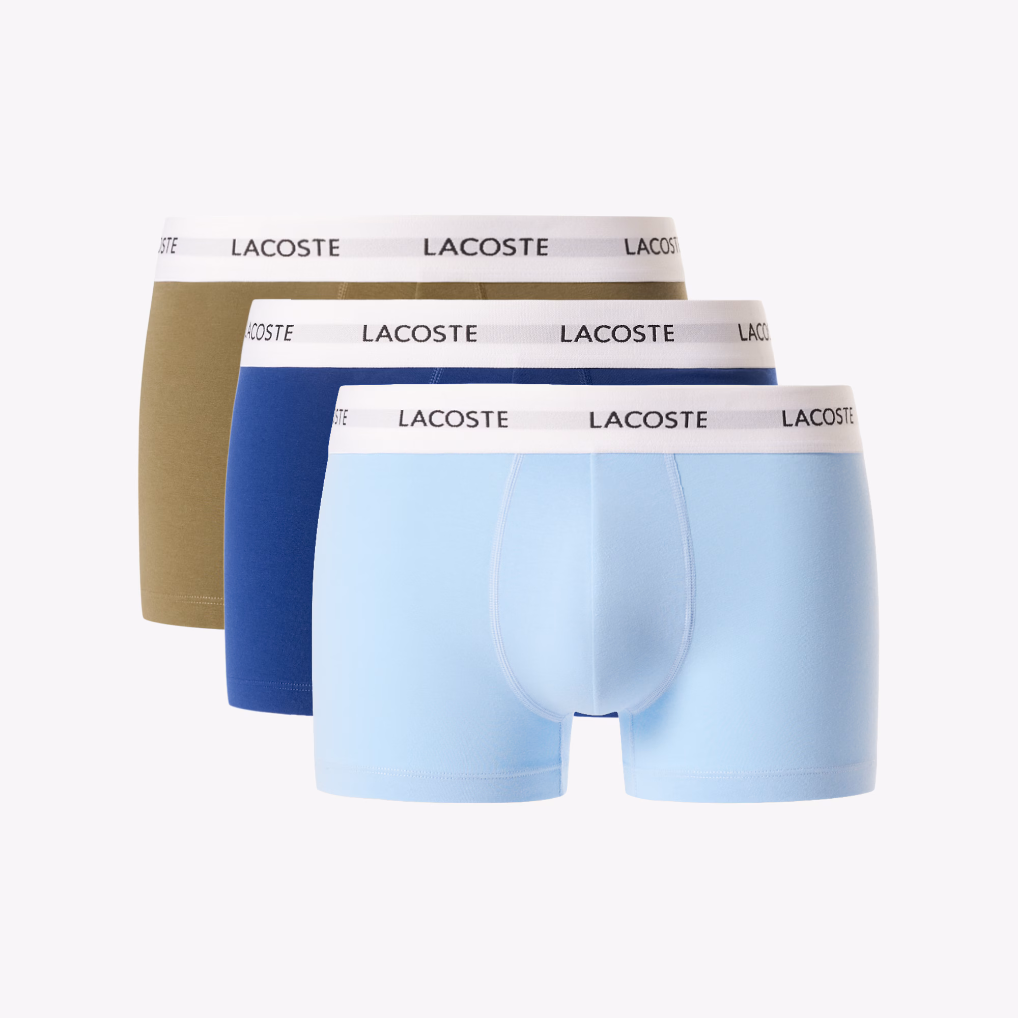 Men's 3-Pack Stretch Cotton Trunks