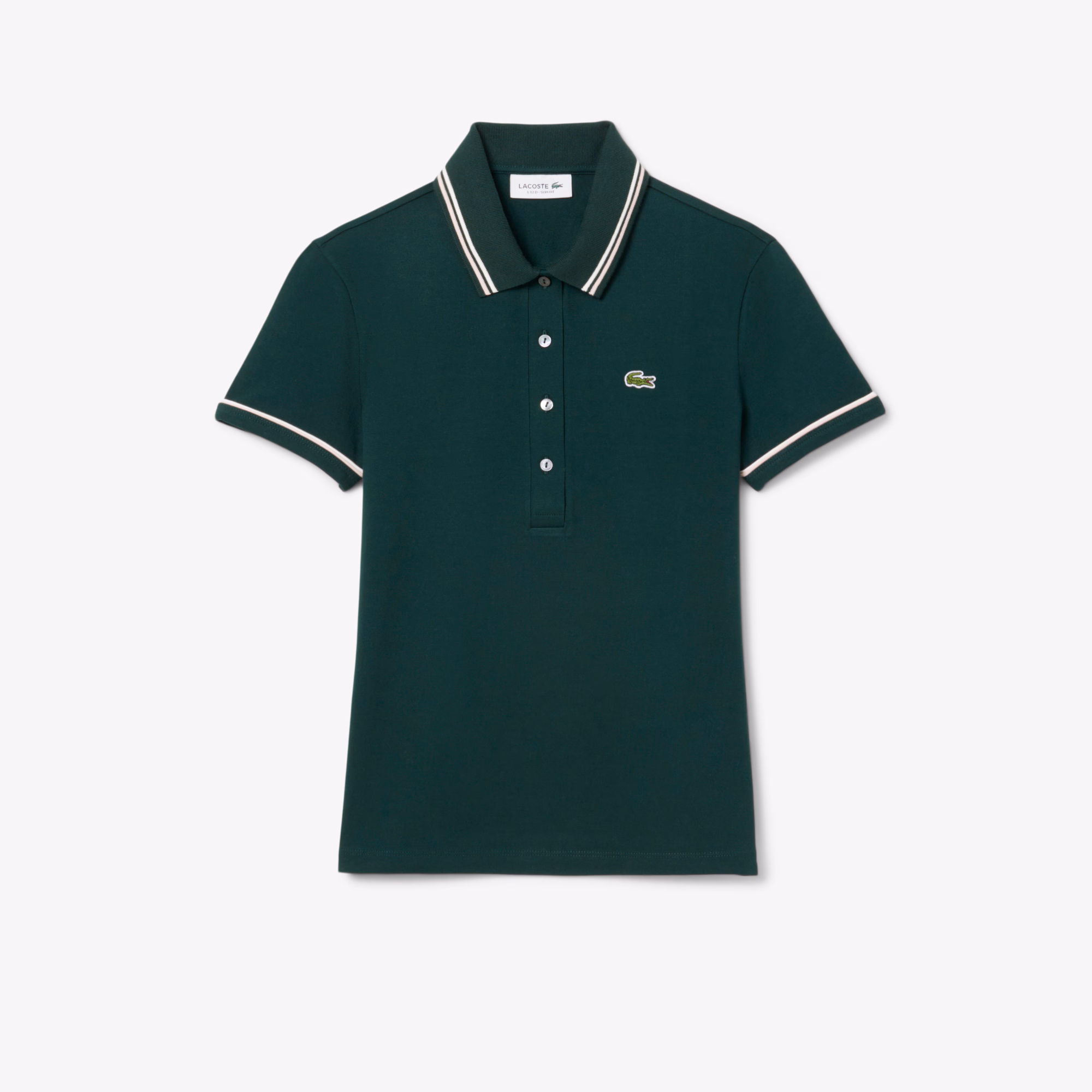 Women's L.12.D Slim Fit Trim Detail Polo