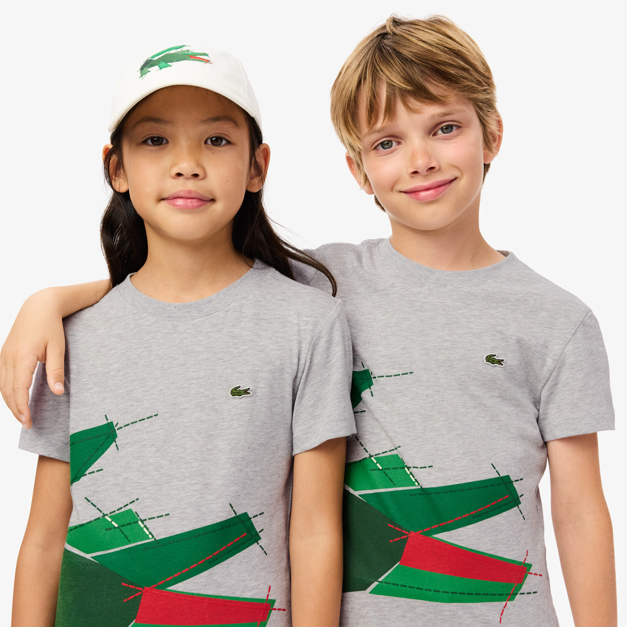 Kids' Crocodile Graphic Cotton T-Shirt