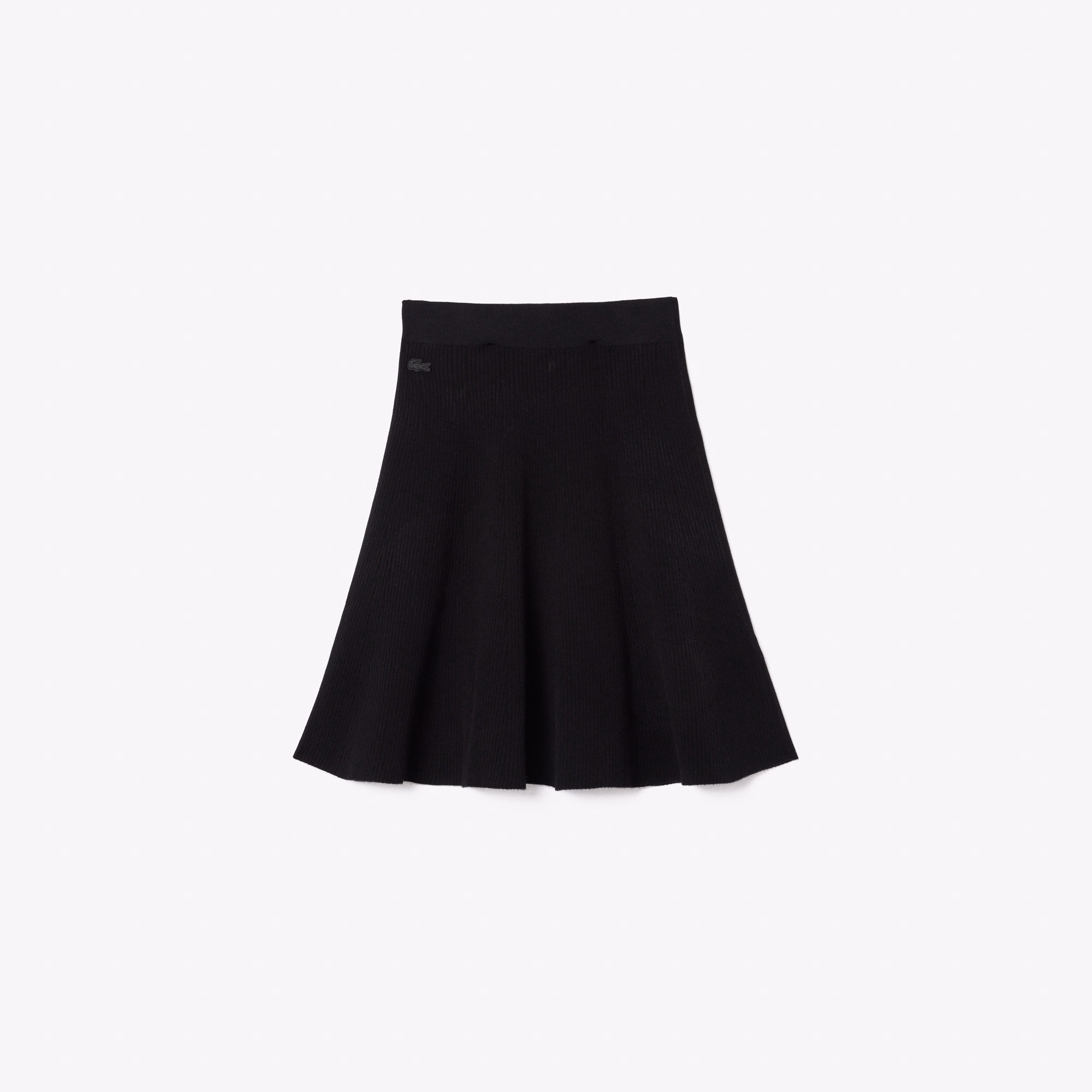 Women's 3D Ribbed Knit Flared Skirt