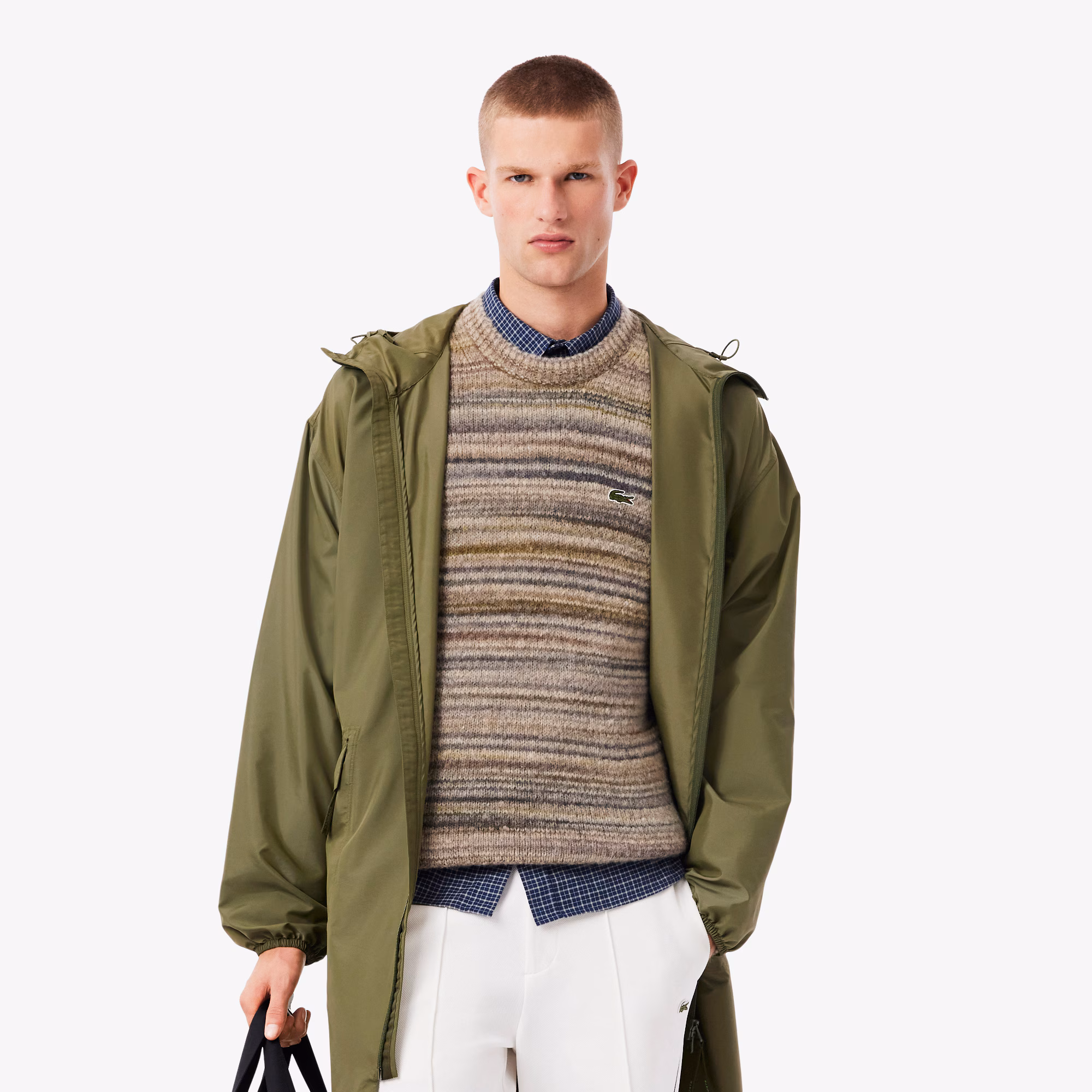 Men's Long Water-Repellent Parka