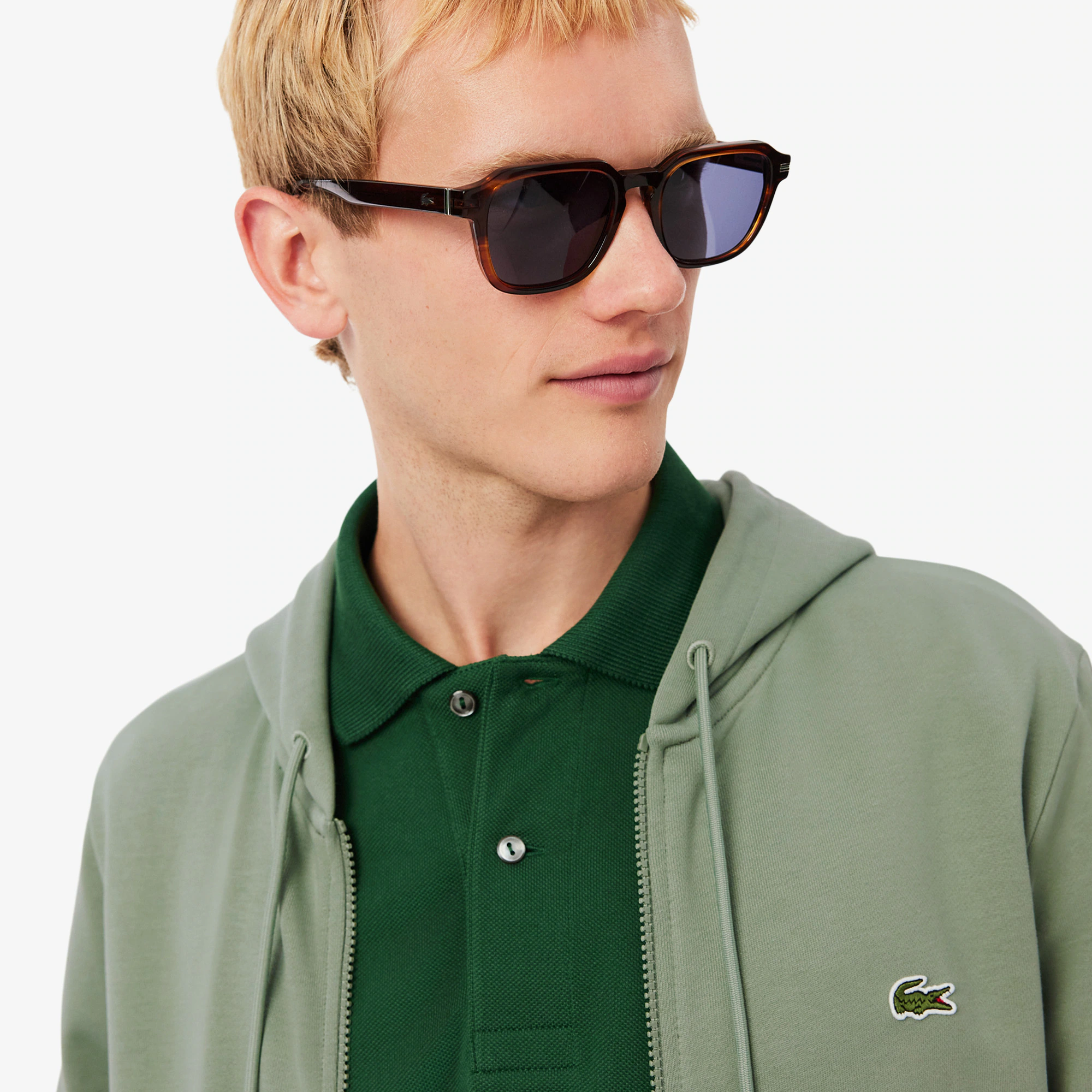 Men's Classic Fit Zip-Up Fleece Sweatshirt