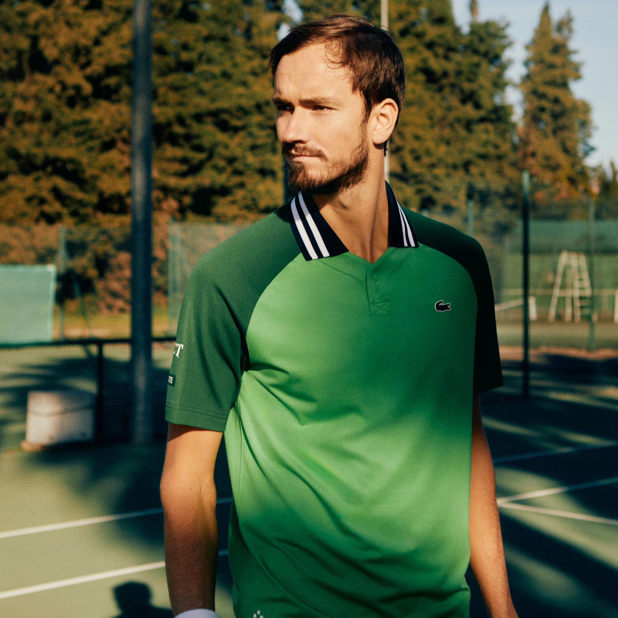 Men's Lacoste Tennis x Daniil Medvedev Slim Fit Polo