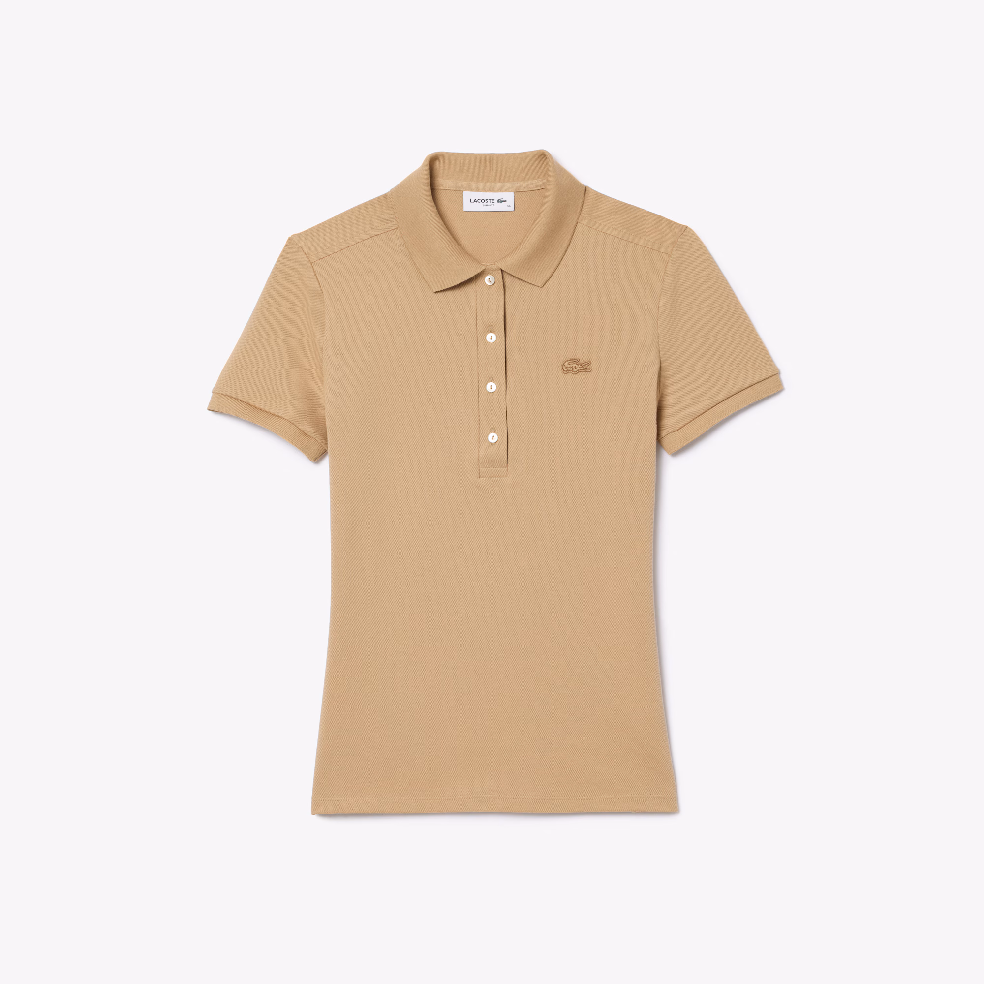 Women's L.12.D Slim Fit Stretch Mini Piqué Polo