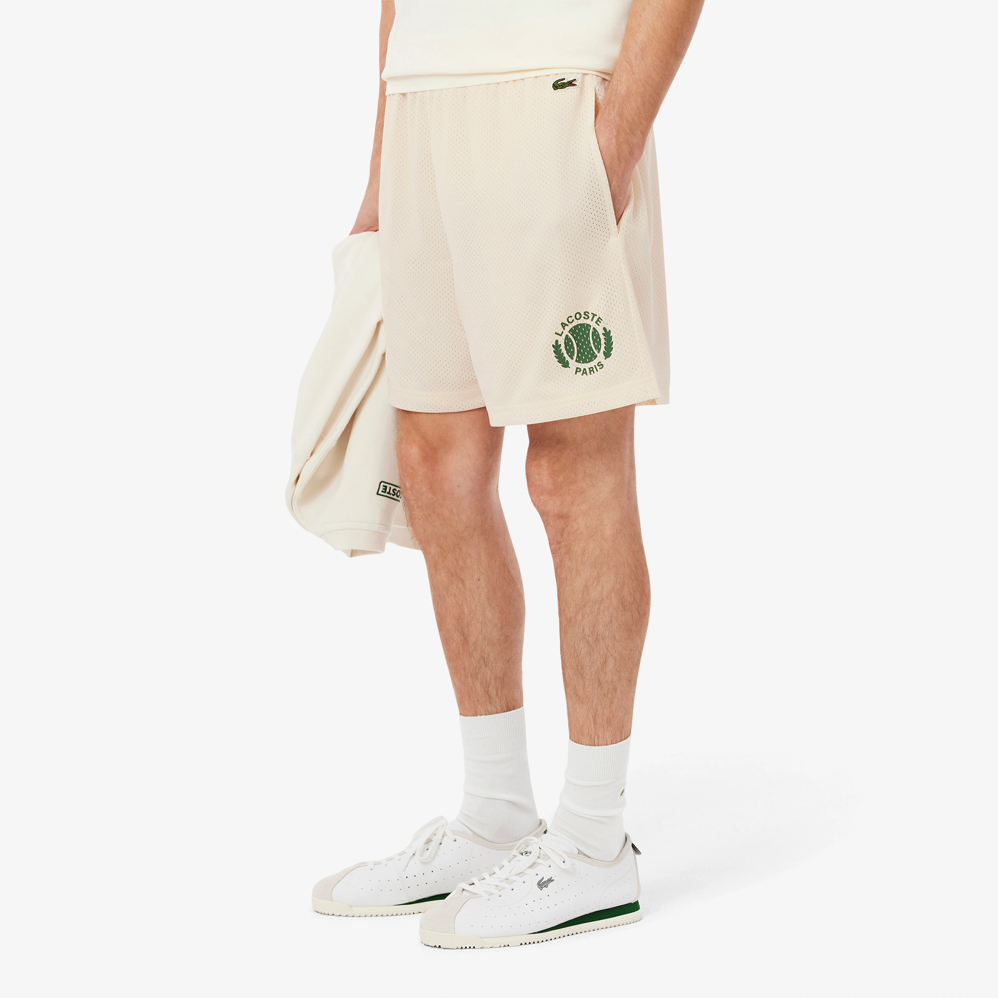 Men's Graphic Print Mesh Shorts