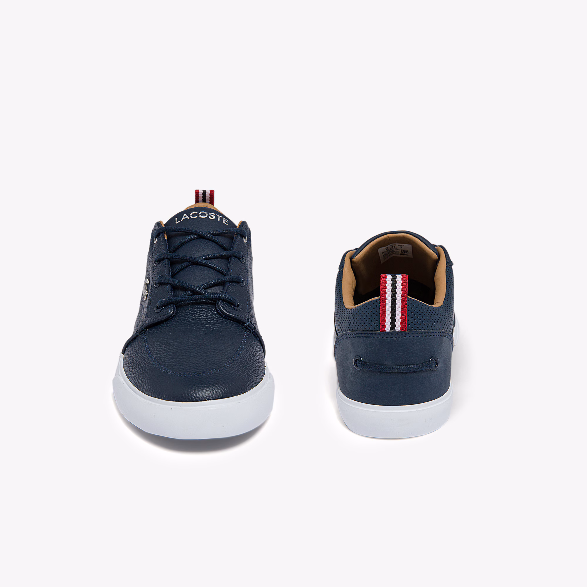 Men's Bayliss Leather Perforated Collar Sneakers