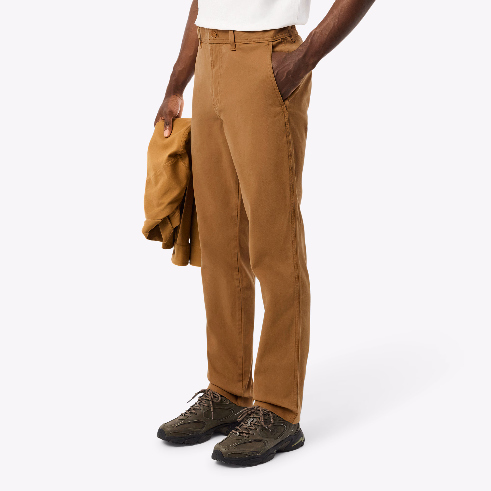 Men's Regular Fit Corduroy Chino Pants