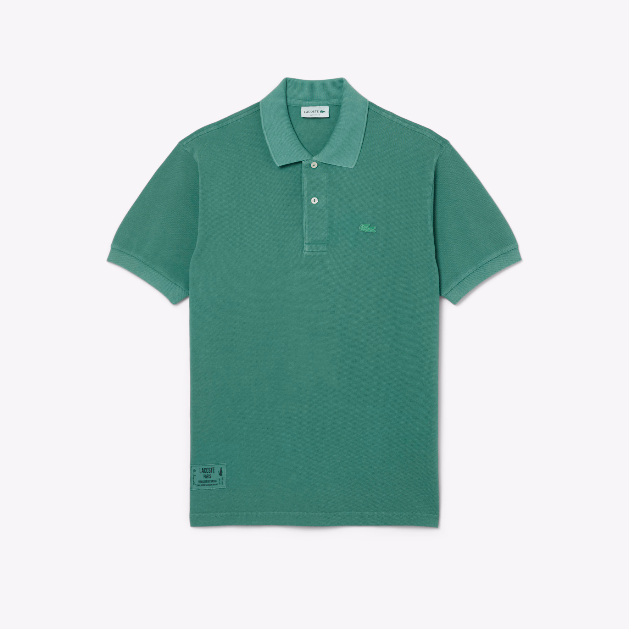 Men's Classic Fit L.12.12 Wash Effect Polo