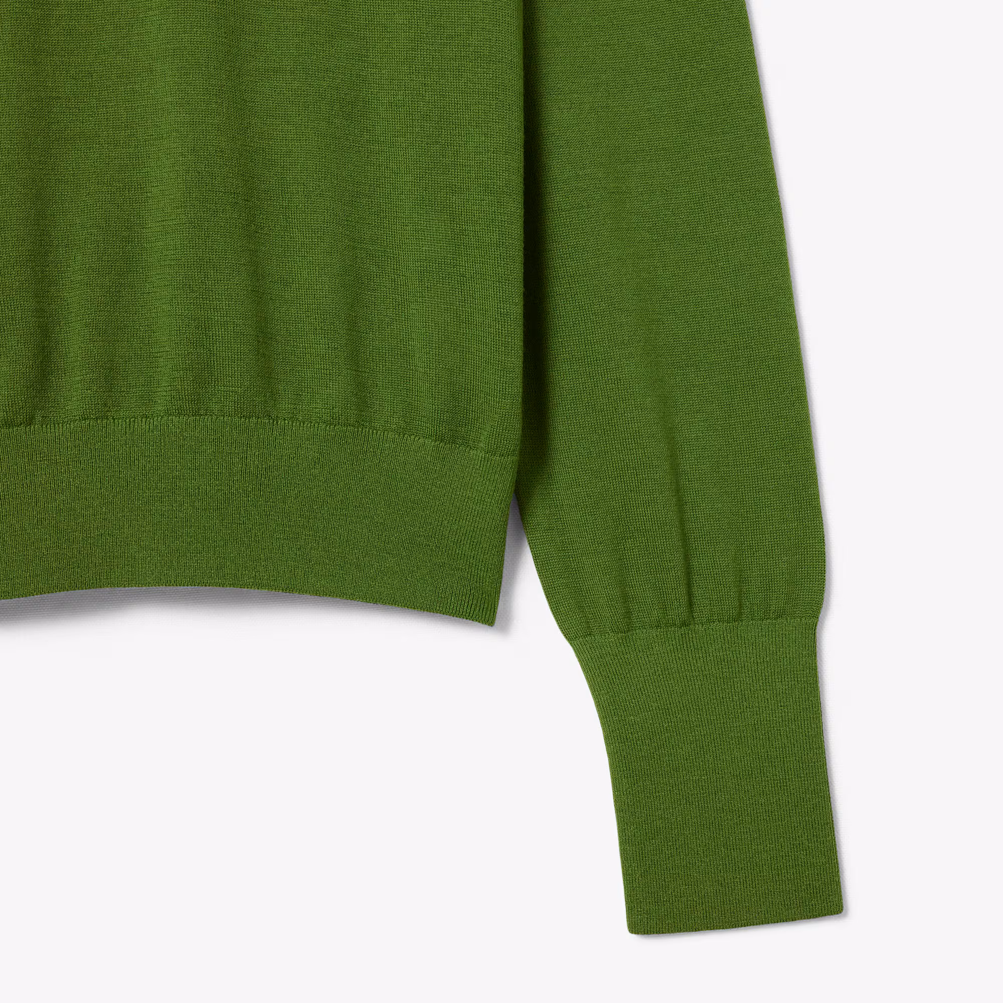 Runway Polo Collar Merino Wool Sweater