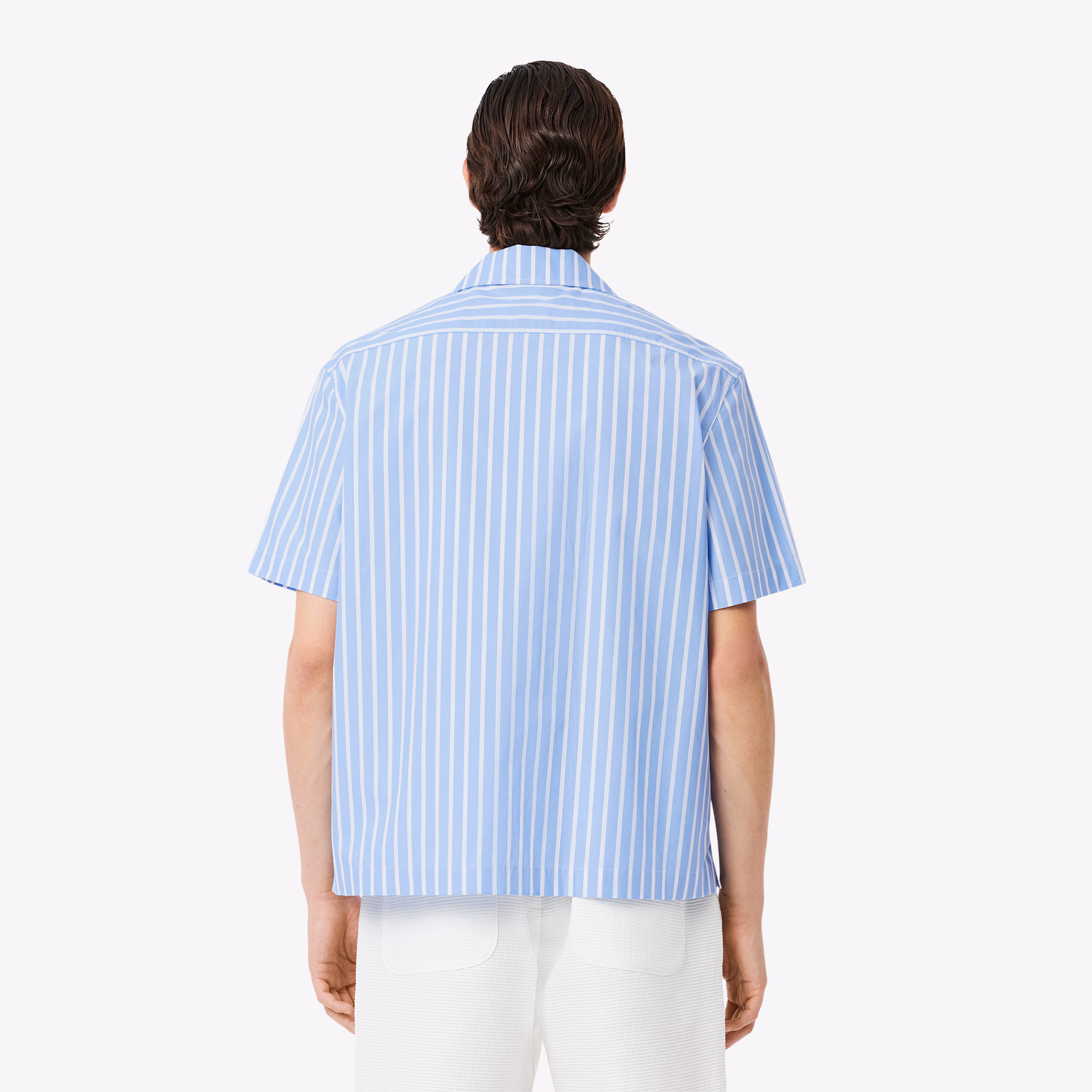 Men's Relaxed Fit Striped Short Sleeve Shirt