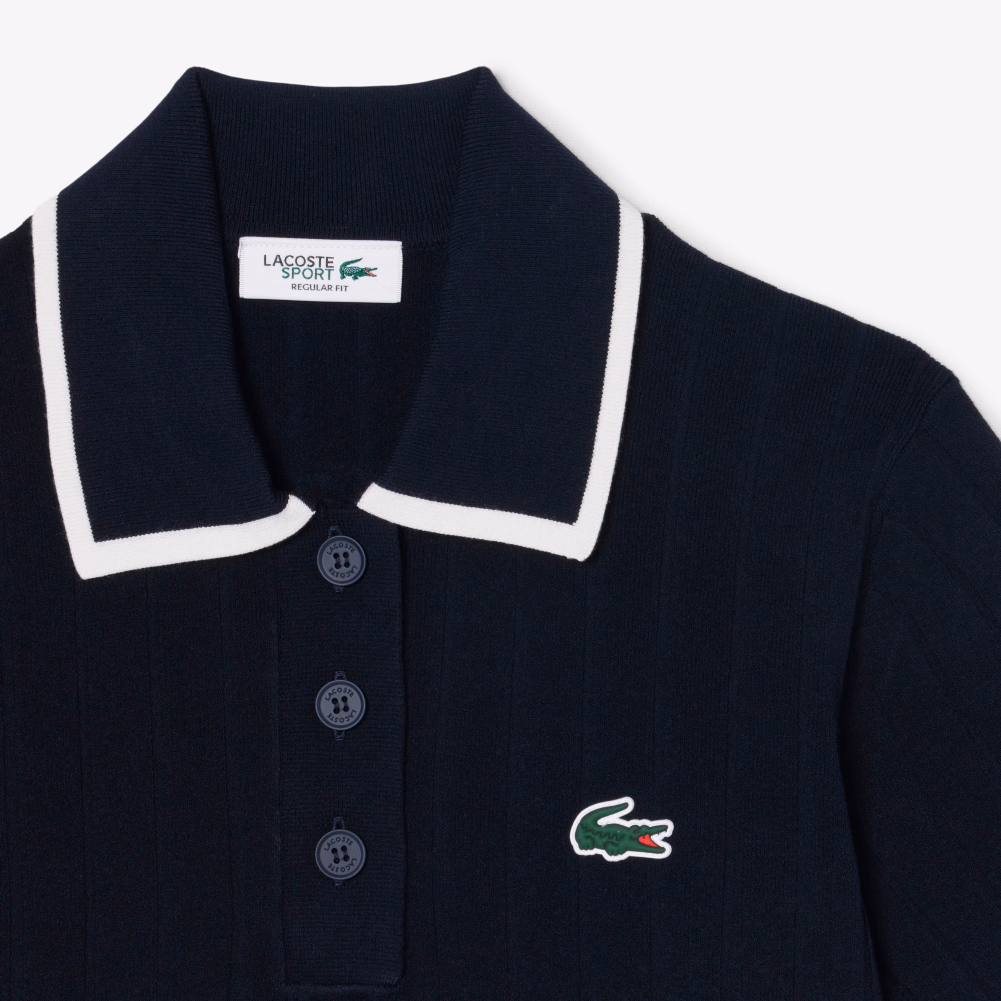 Women's Short Sleeve Polo Collar Golf Sweater