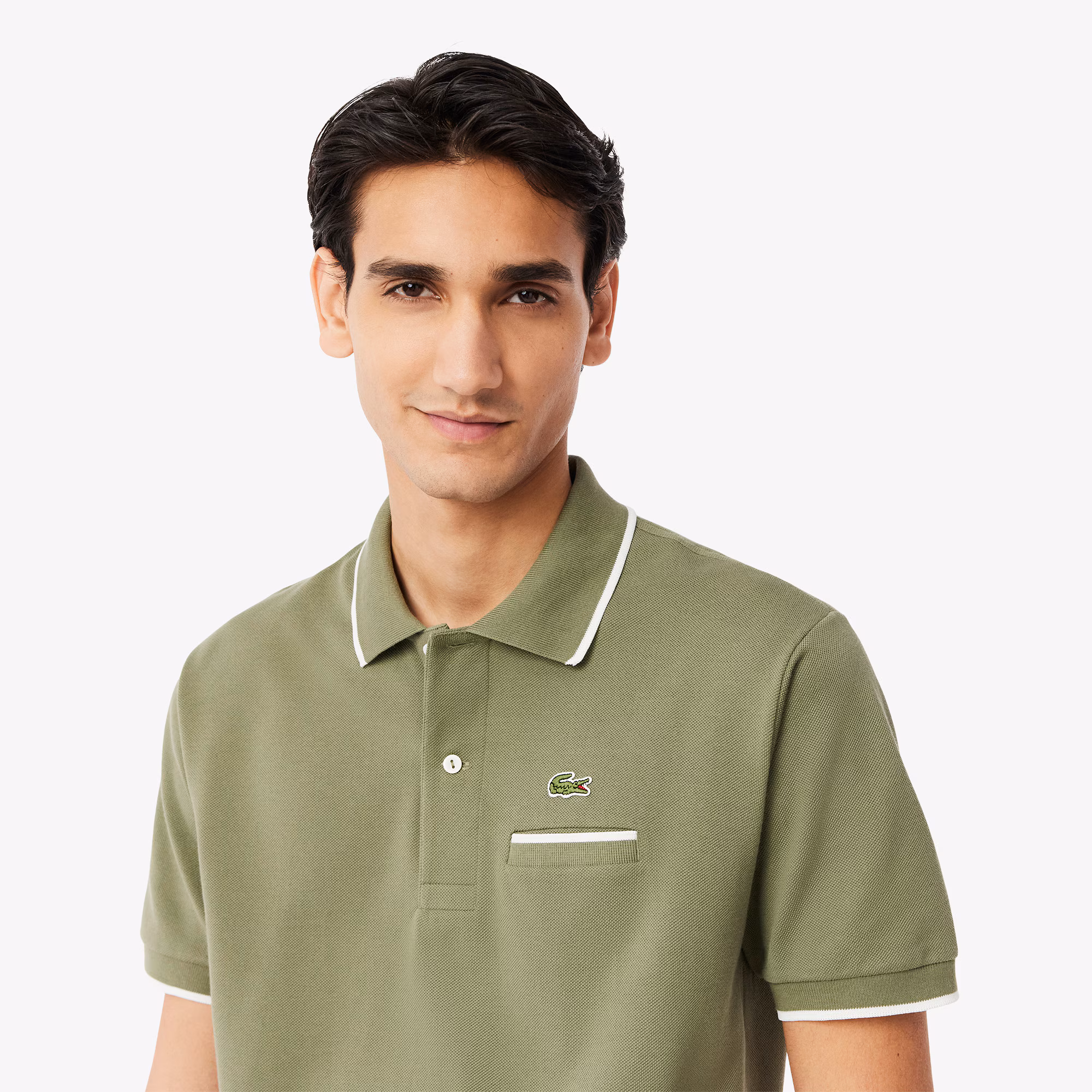 Men's Classic Fit Pocket Accent L.12.12 Polo