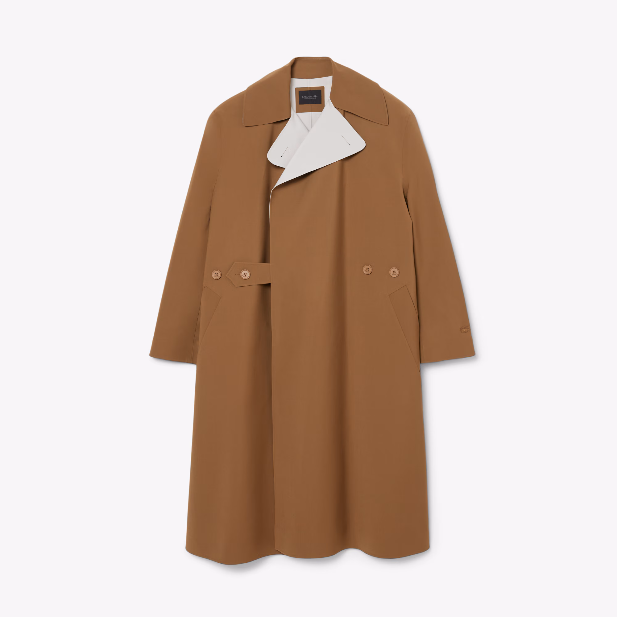 Runway Wool Blend Trench Coat