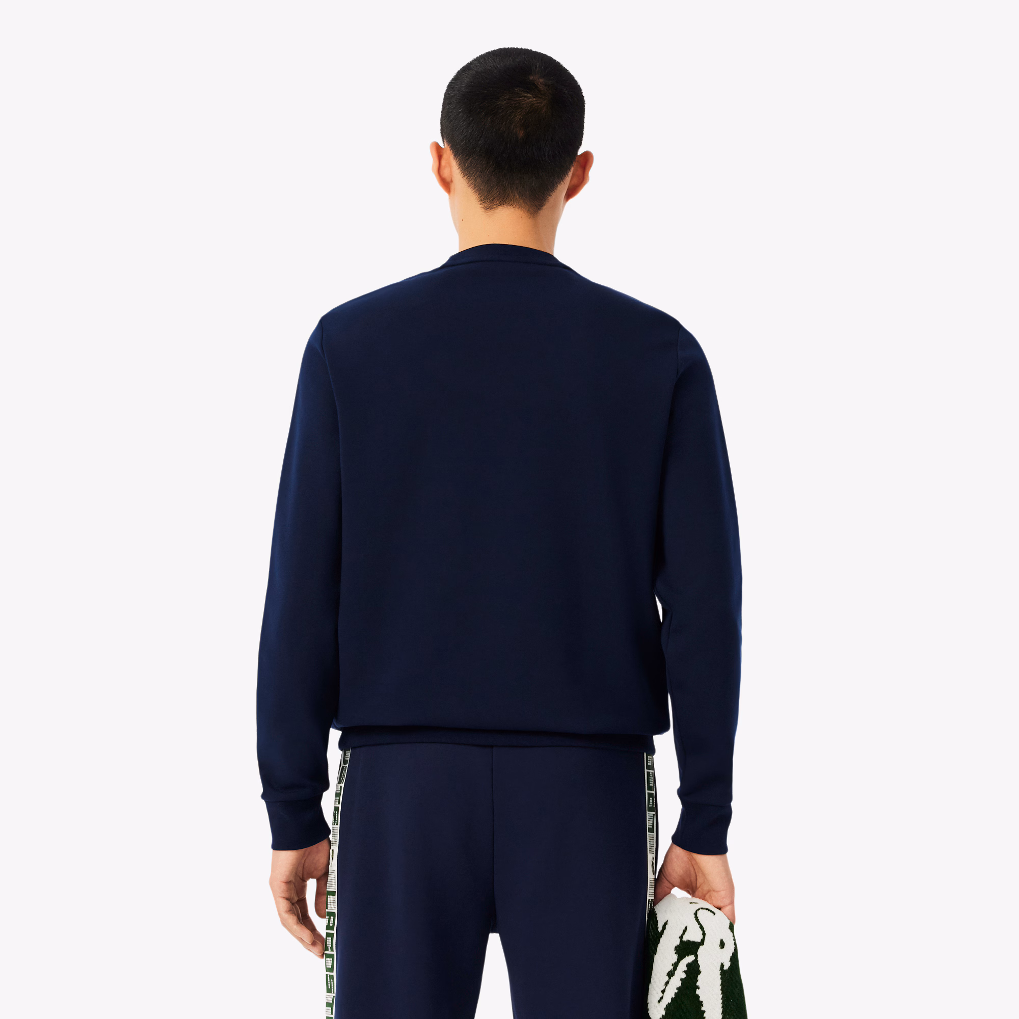 Men's Branded Stripe Tennis Sweatshirt