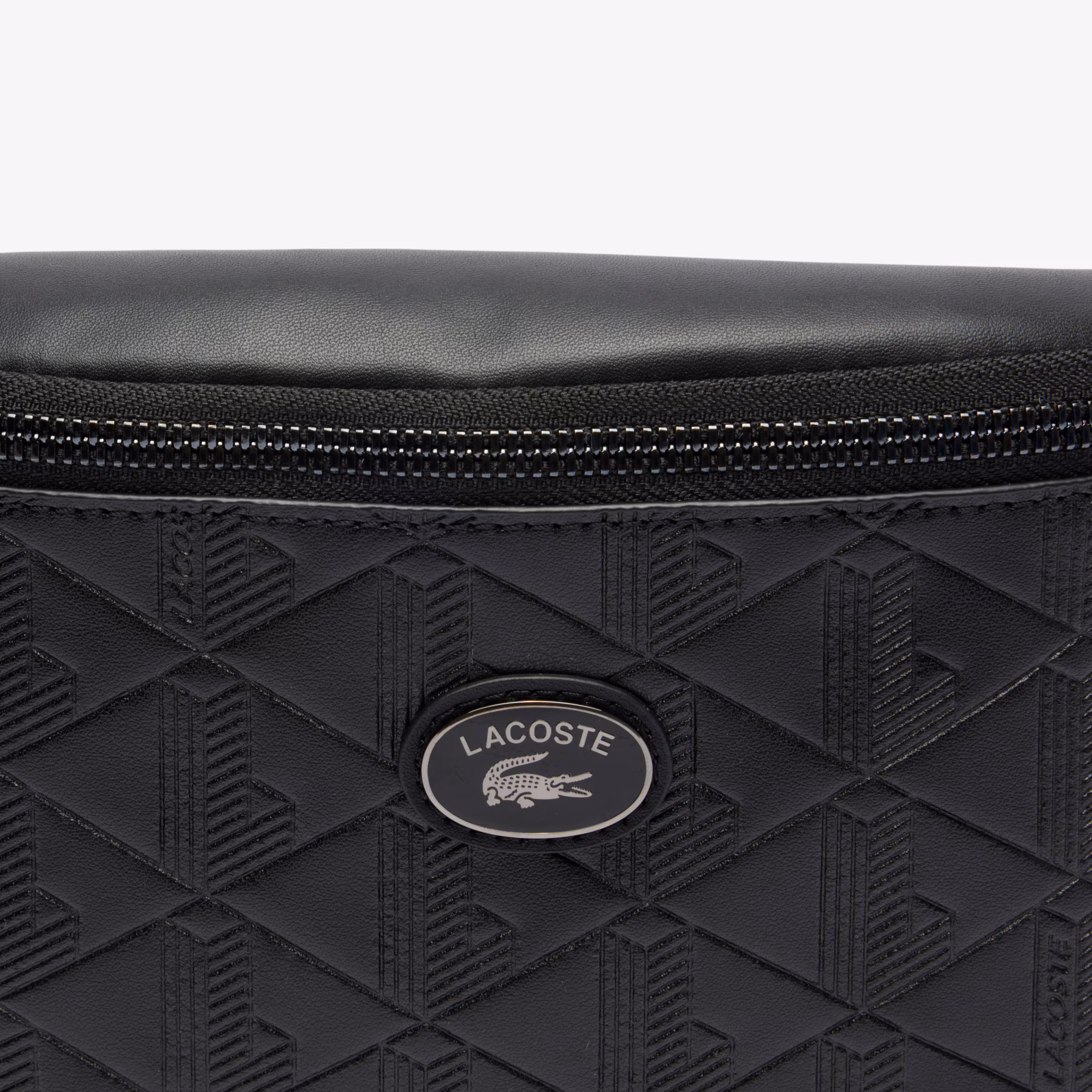 Monogram Embossed Leather Belt Bag