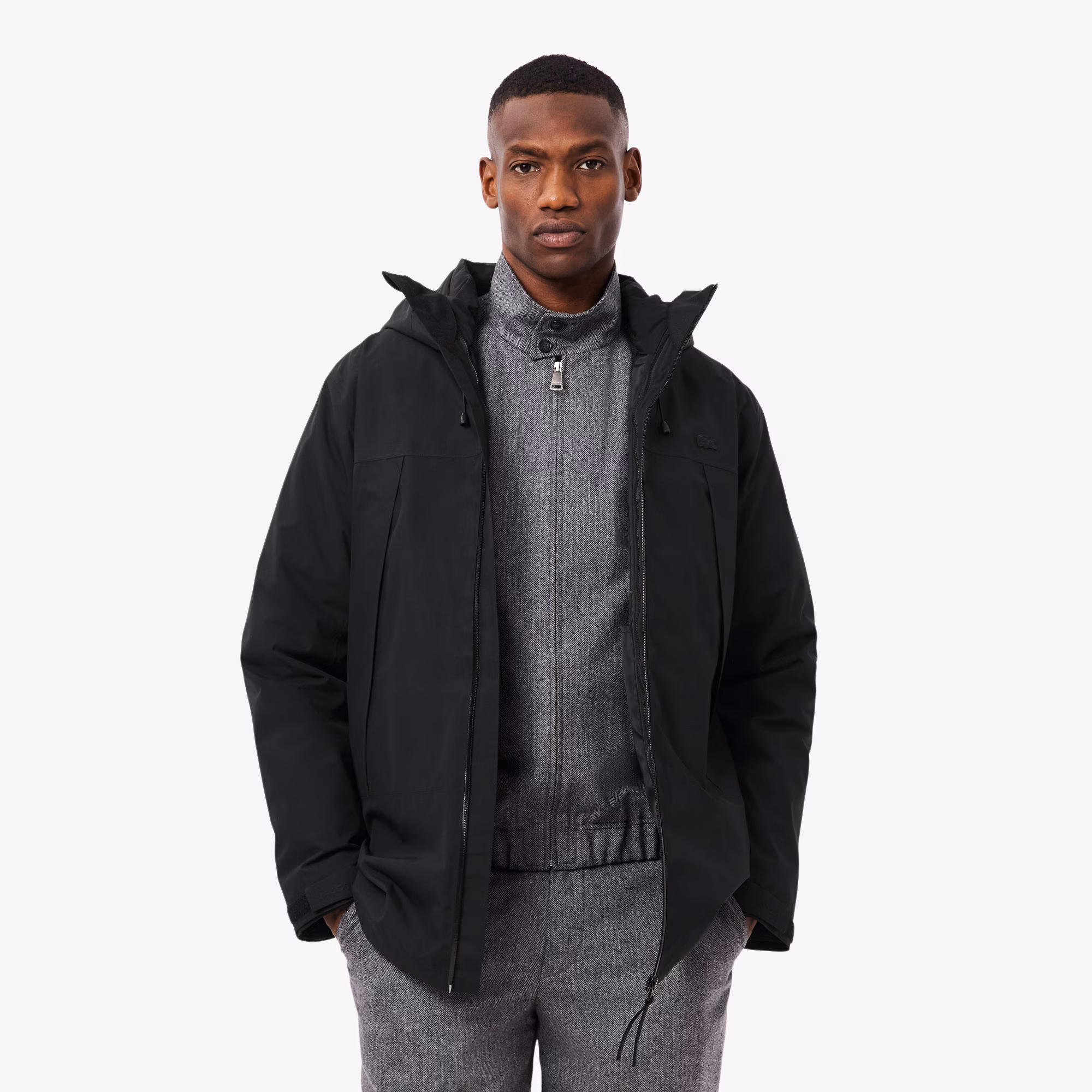 Men's 3-in-1 Water-Repellent Padded Parka